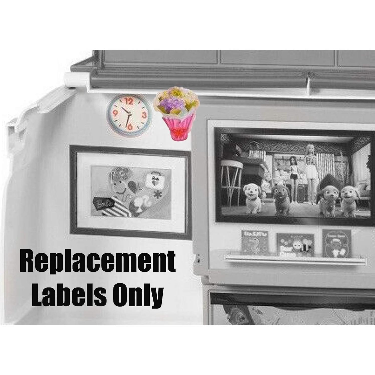 Etiquetas de Reemplazo Barbie FRM19 para Clínica de Cuidado