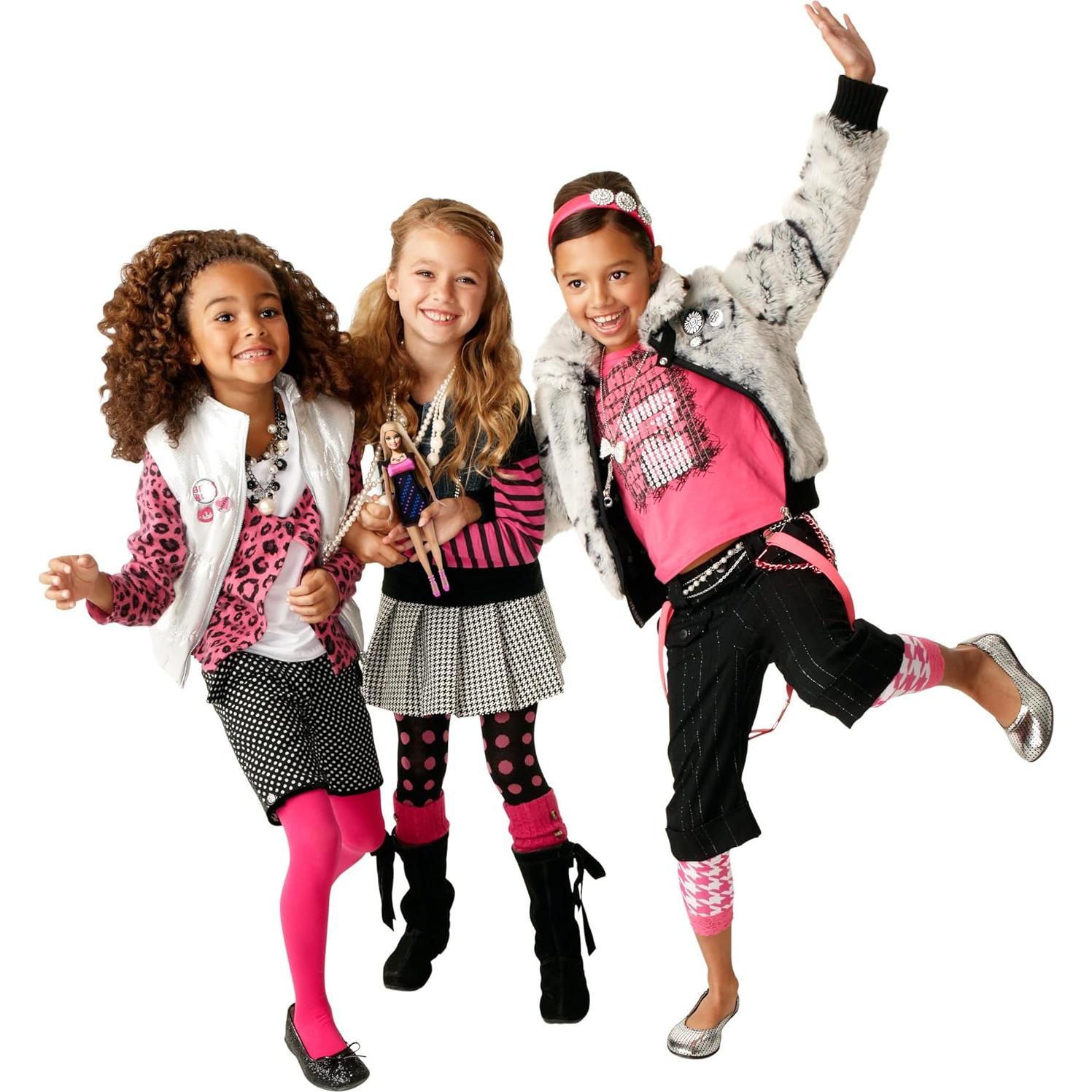 Muñeca Barbie Vestido Digital Interactivo LED 430g