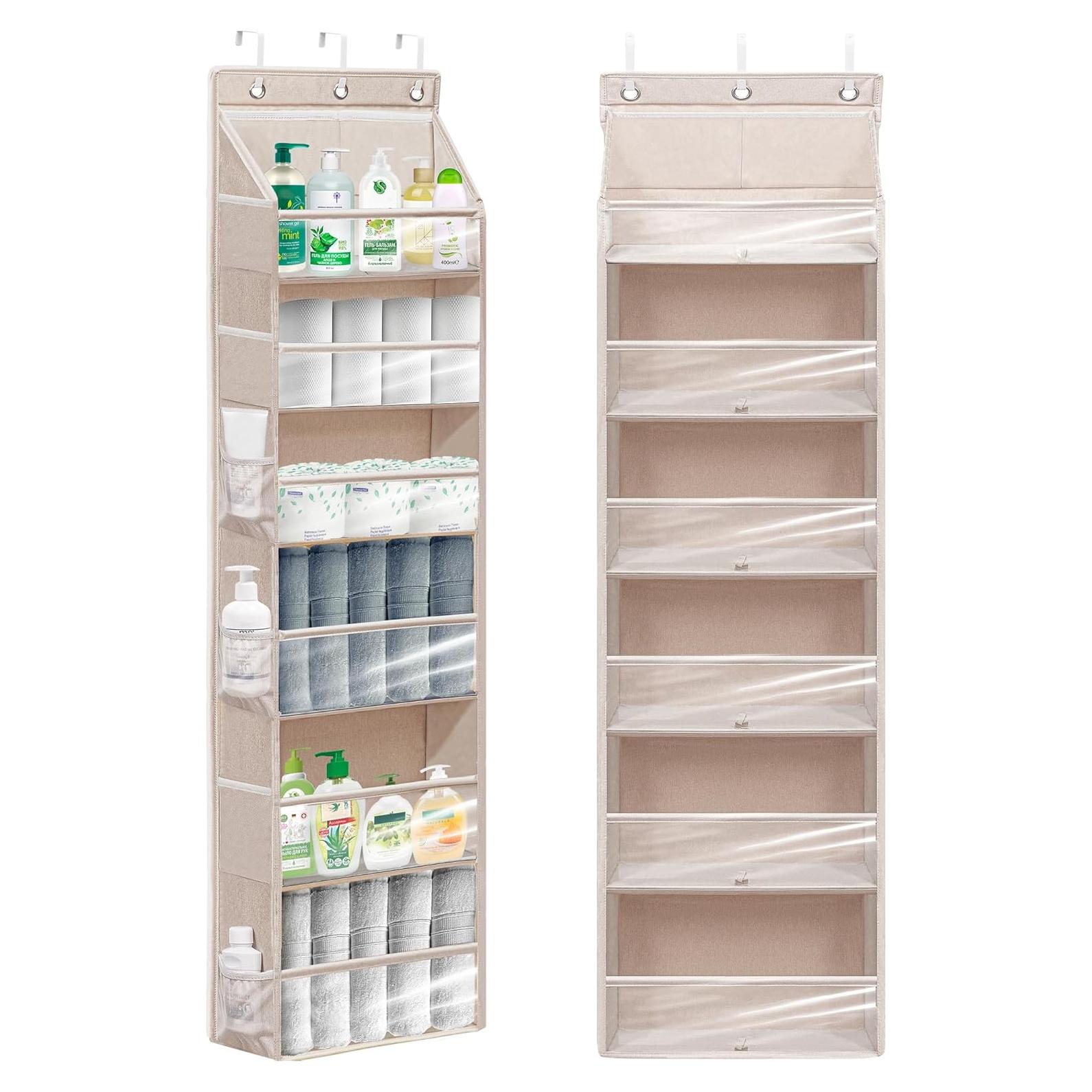 Organizador de Puerta Beige STORAGEIDEAS con 6 Bolsillos Grandes