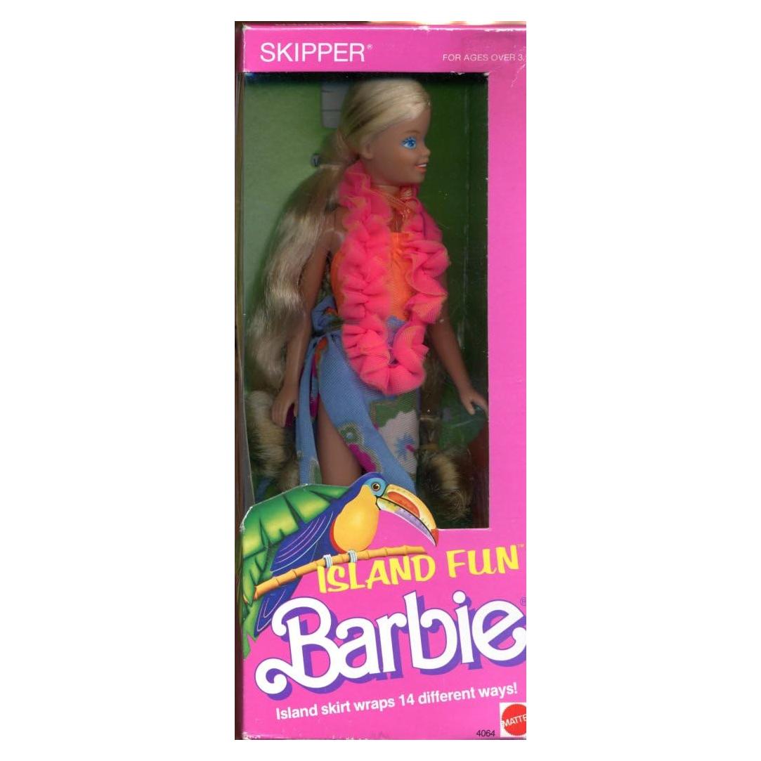 Muñeca Skipper Barbie Island Fun 1987 - 21.6 cm