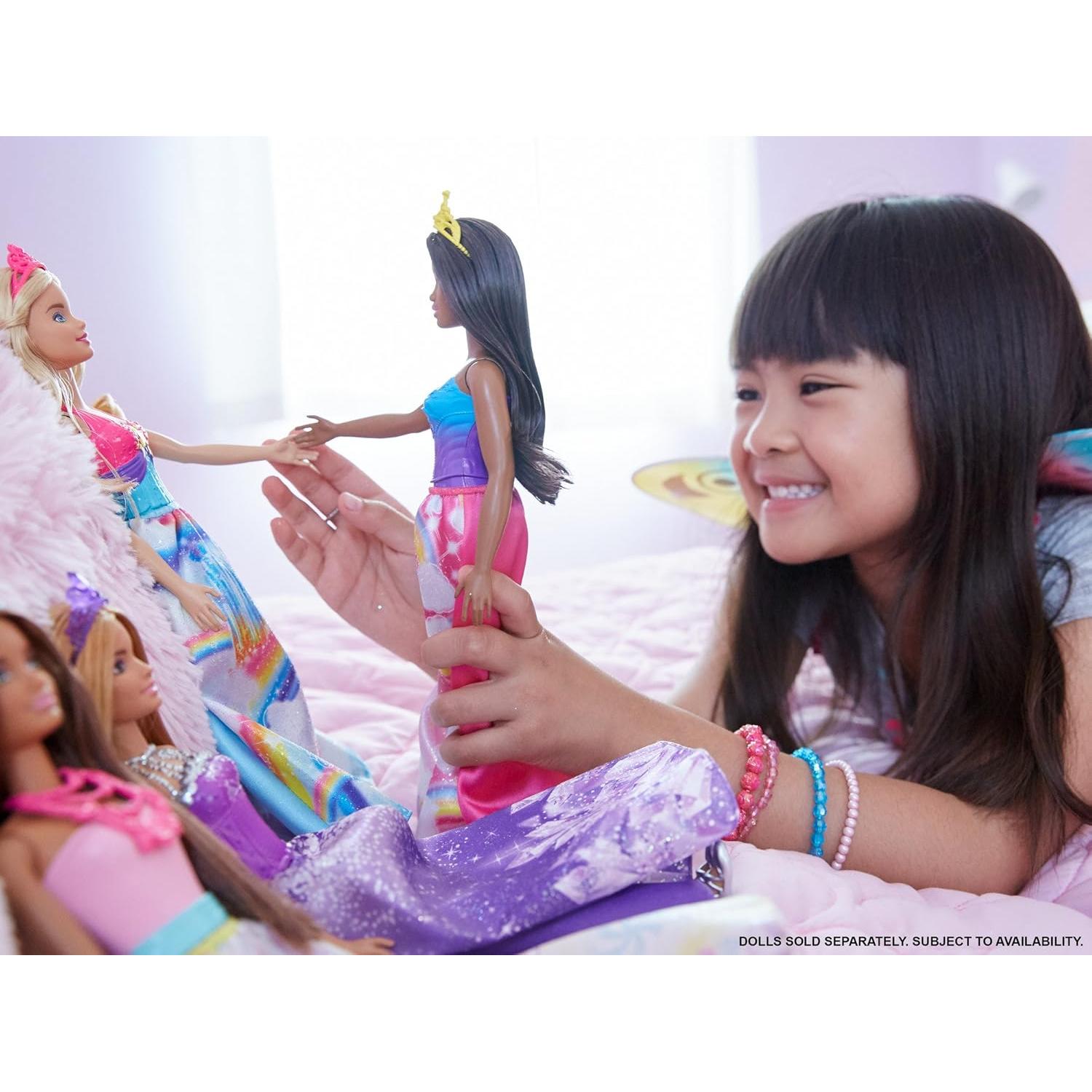 Muñeca Princesa Barbie Dreamtopia Rainbow Cove - Mattel