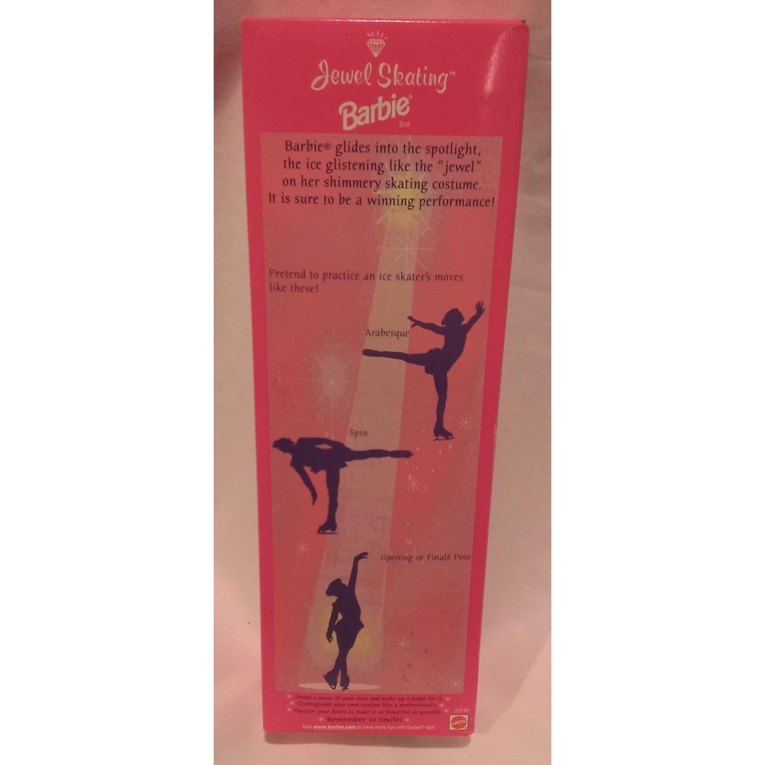 Muñeca Barbie Patinadora Joya Morena Mattel 33cm