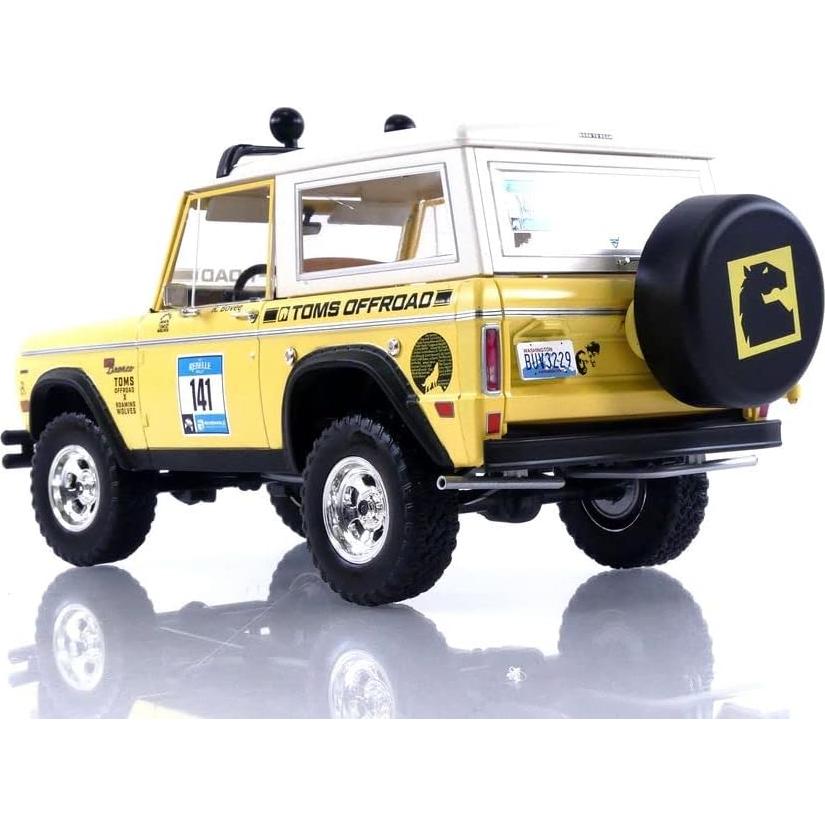 Coche Diecast 1969 Ford Bronco #141 Greenlight 1/18 Amarillo