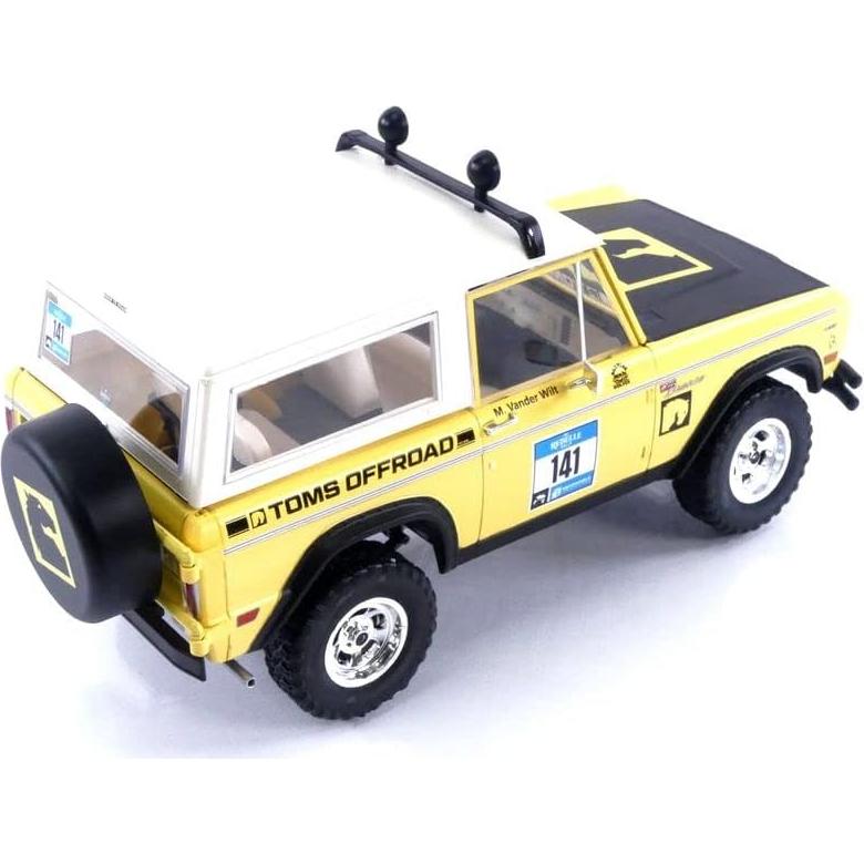 Coche Diecast 1969 Ford Bronco #141 Greenlight 1/18 Amarillo