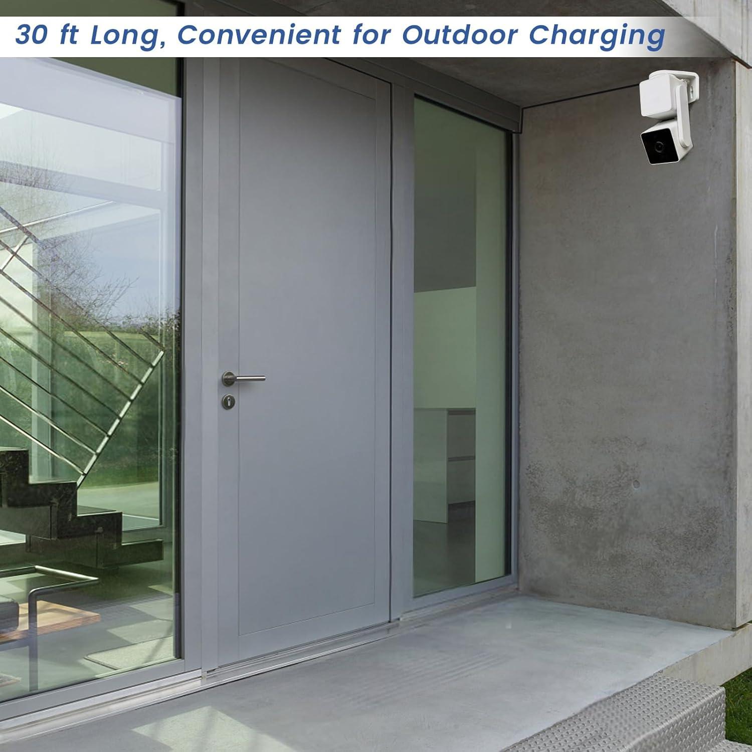 Paquete de 2 cables de 9 m para cámara WYZE Cam Pan V3