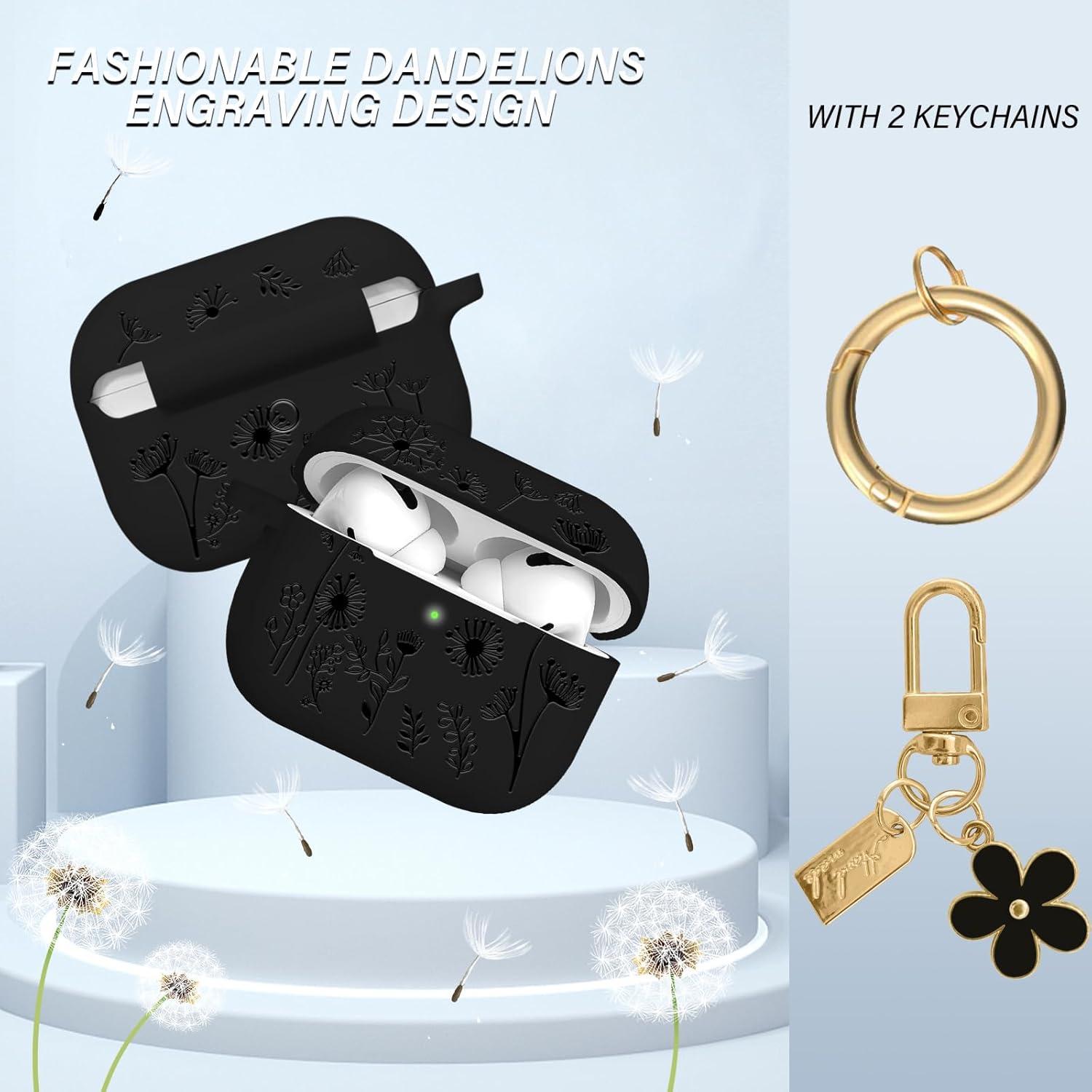 Funda de Silicona AIIEKZ para AirPods Pro 2 con Llavero