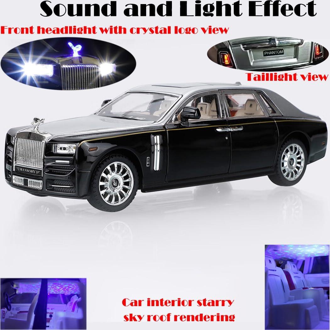 Coche de Juguete Rolls-Royce Phantom 1:24 con Luz y Sonido