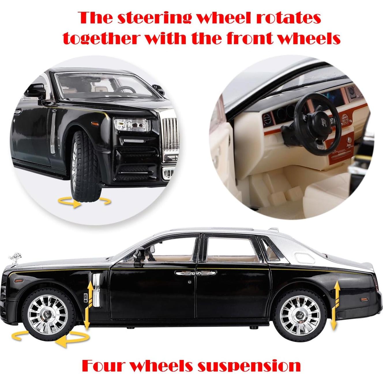 Coche de Juguete Rolls-Royce Phantom 1:24 con Luz y Sonido