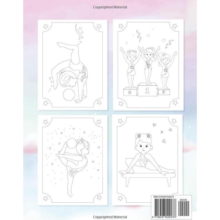 Gymnastics Coloring Book: The Perfect Coloring Book for Future Gymnastics Stars | Gymnastics Coloring book for Girls | Dance Coloring Book