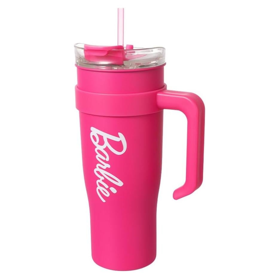 Taza de Acero Inoxidable MINISO Barbie 1600 mL Rosa