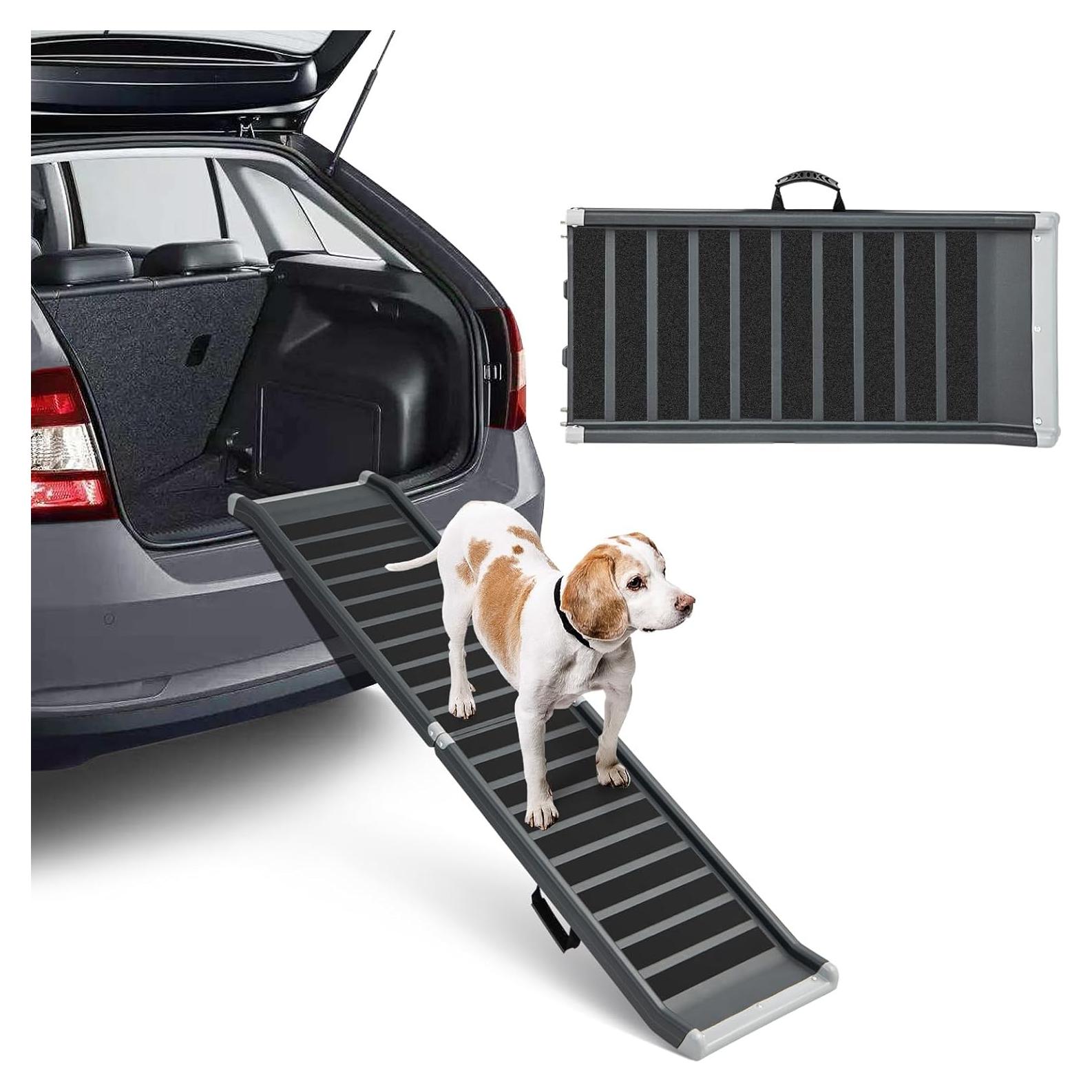 Rampa Plegable para Perros Goplus 160 cm Antideslizante 120 kg