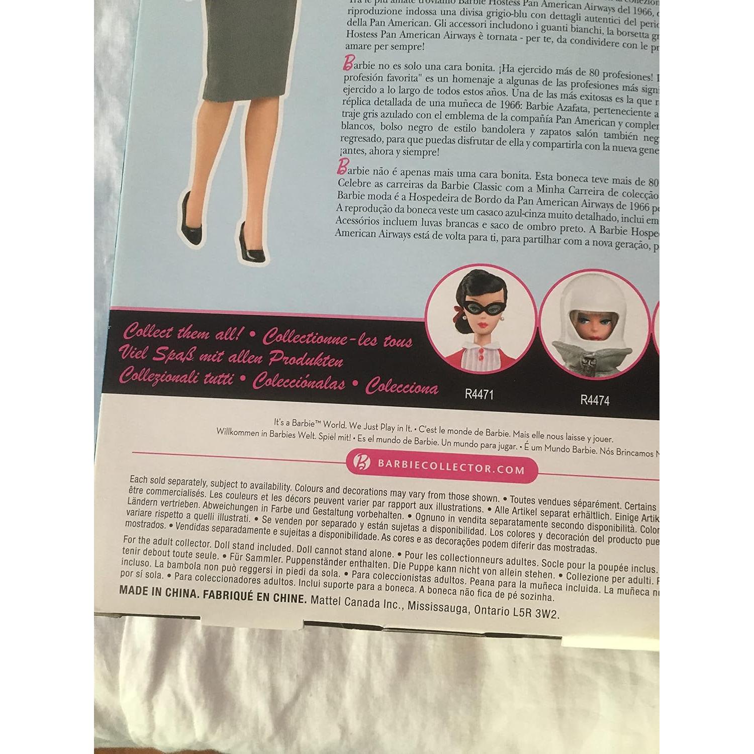 Barbie Coleccionista 1966 Azafata Pan American Airways