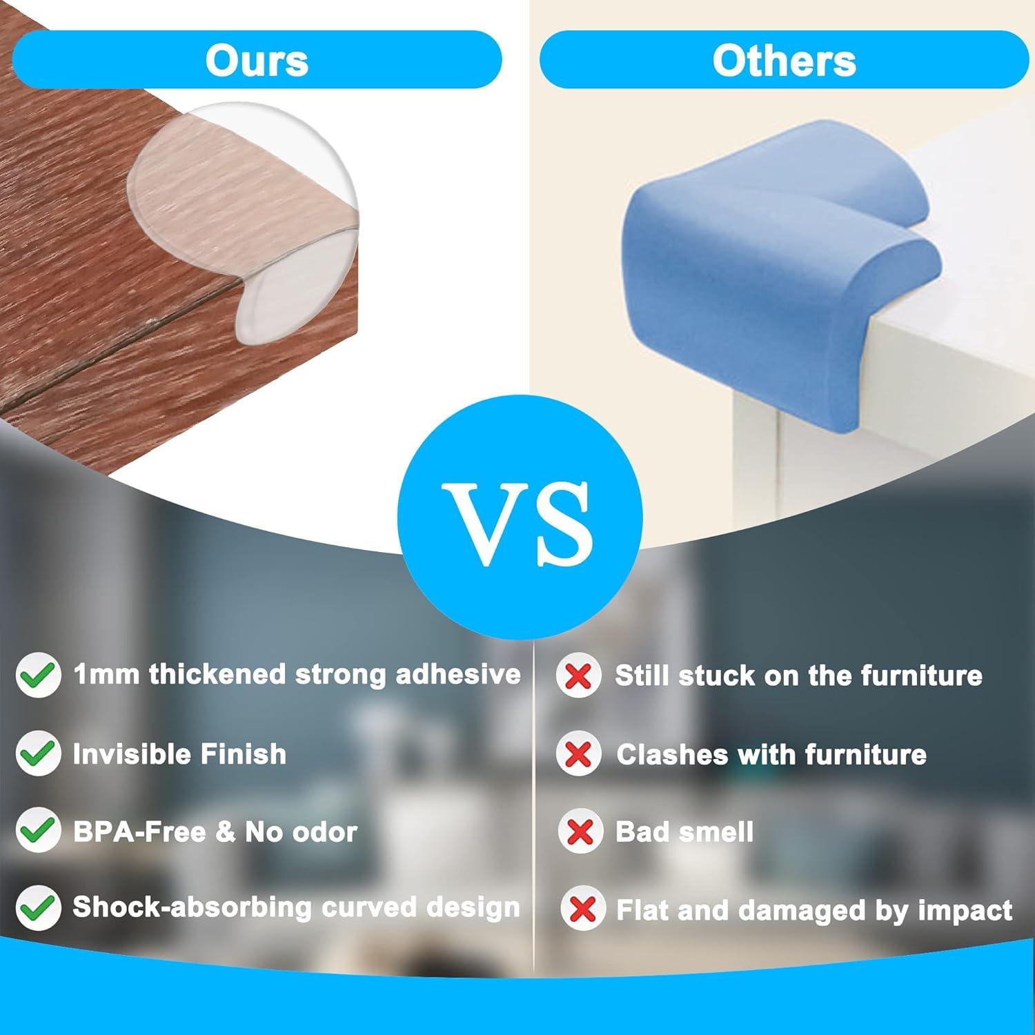 Protector de Esquinas VENGABY Pack 24 Piezas Transparente