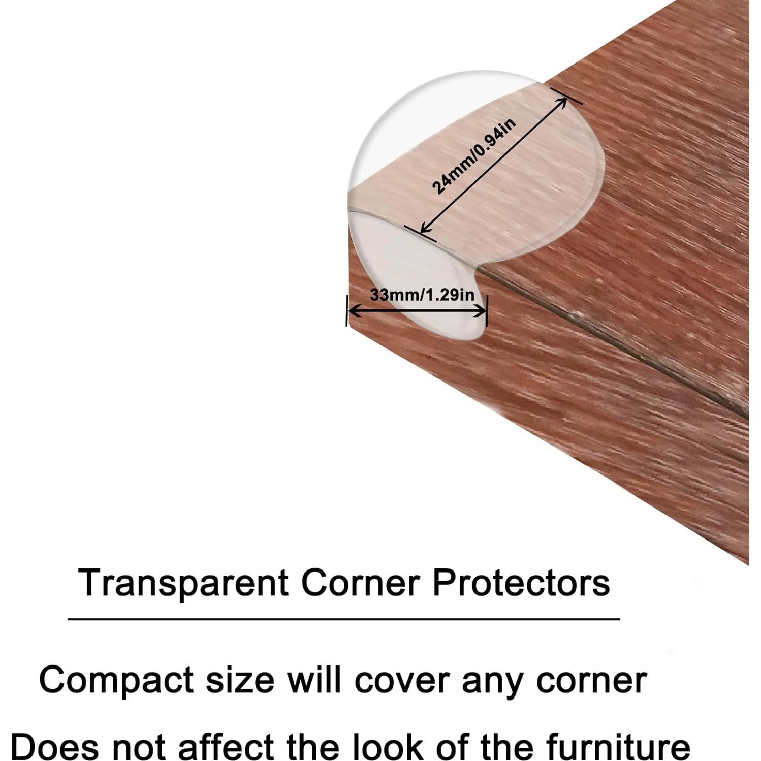 Protector de Esquinas VENGABY Pack 24 Piezas Transparente