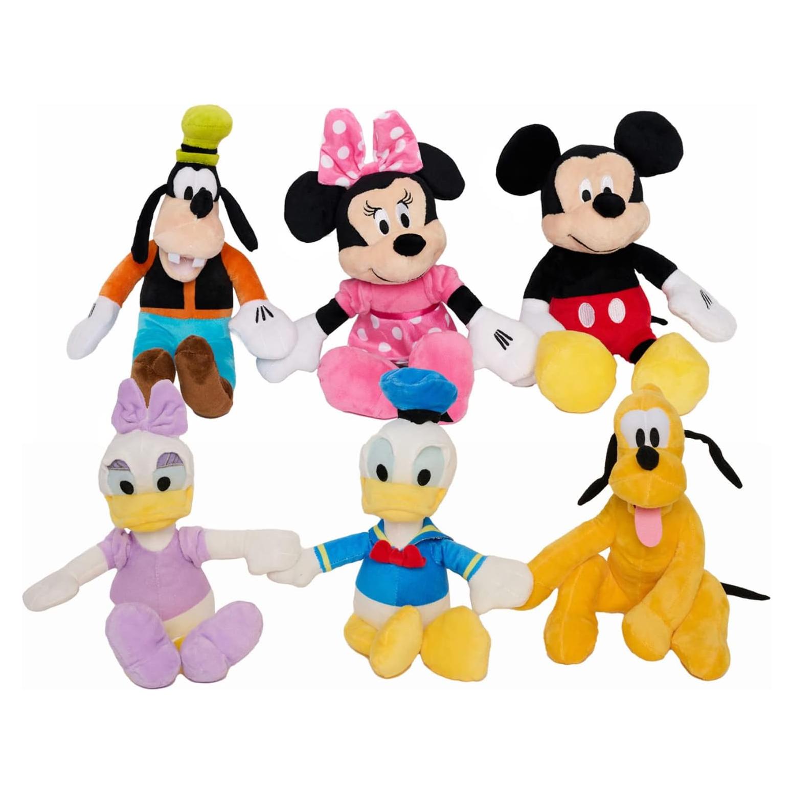 Set de 6 Peluches Disney Mickey y Amigos KIDS PREFERRED