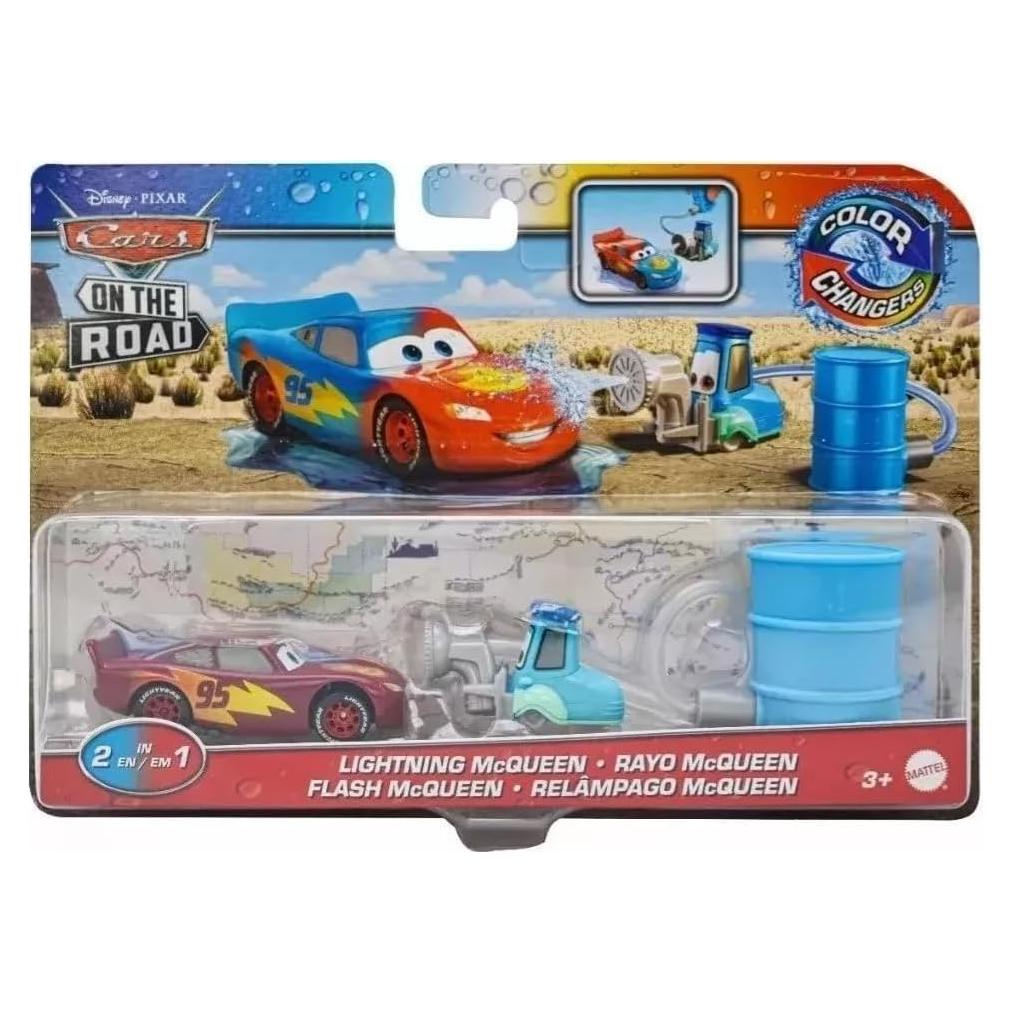 Juguete Rayo McQueen Disney Cars Cambiador de Color 1:55
