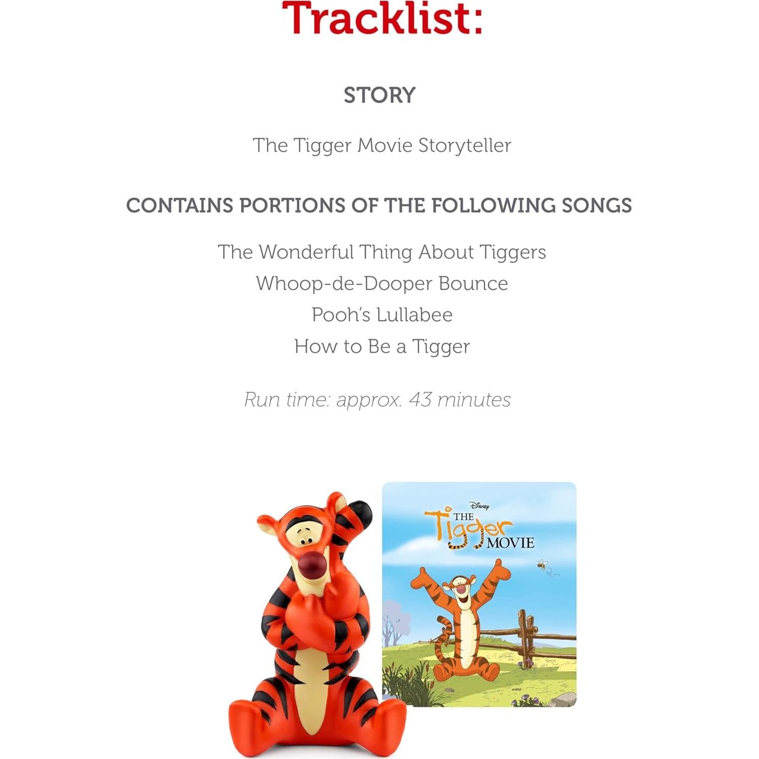 Figurita de audio Tigger Tonies - Disney The Tigger Movie