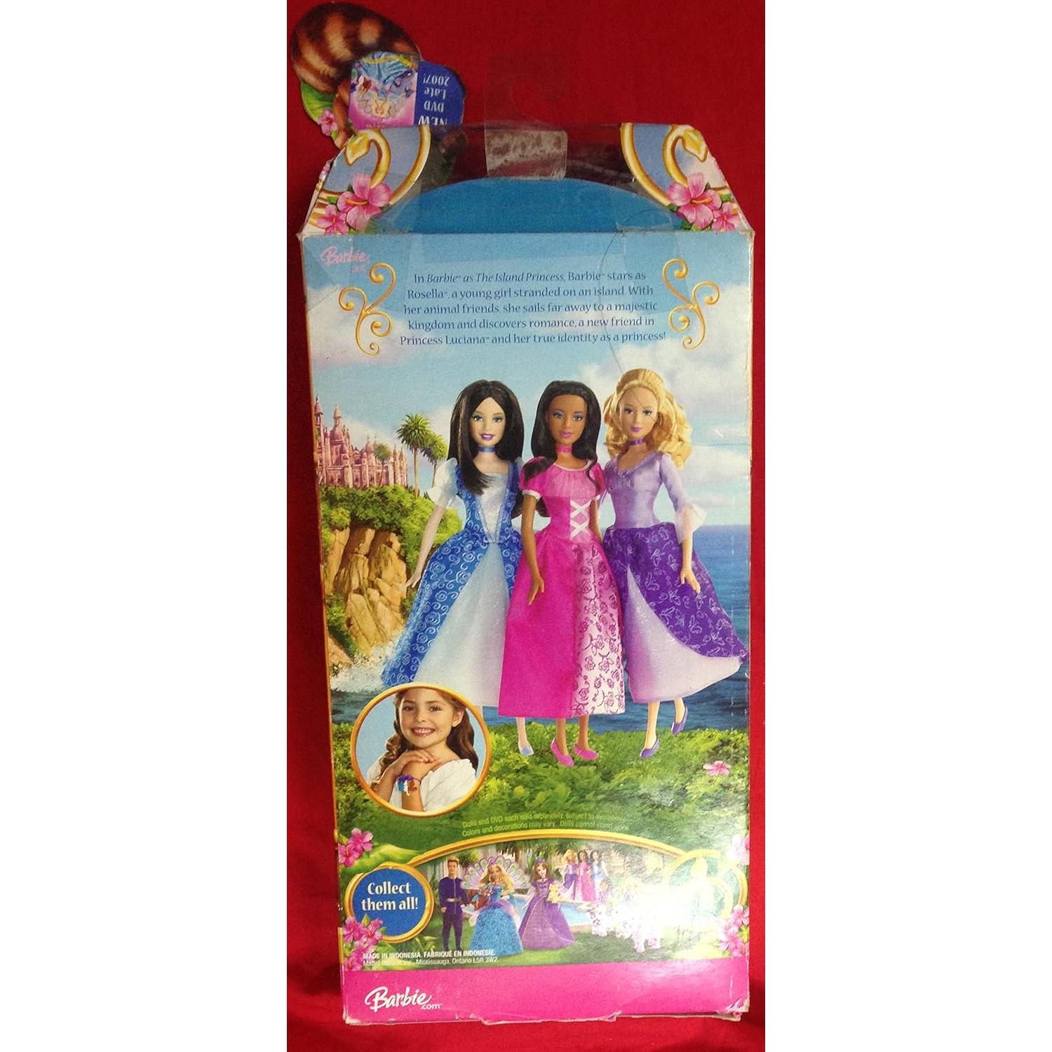 Muñeca Barbie Princesa de la Isla Mattel L1146 Vestido Lavanda