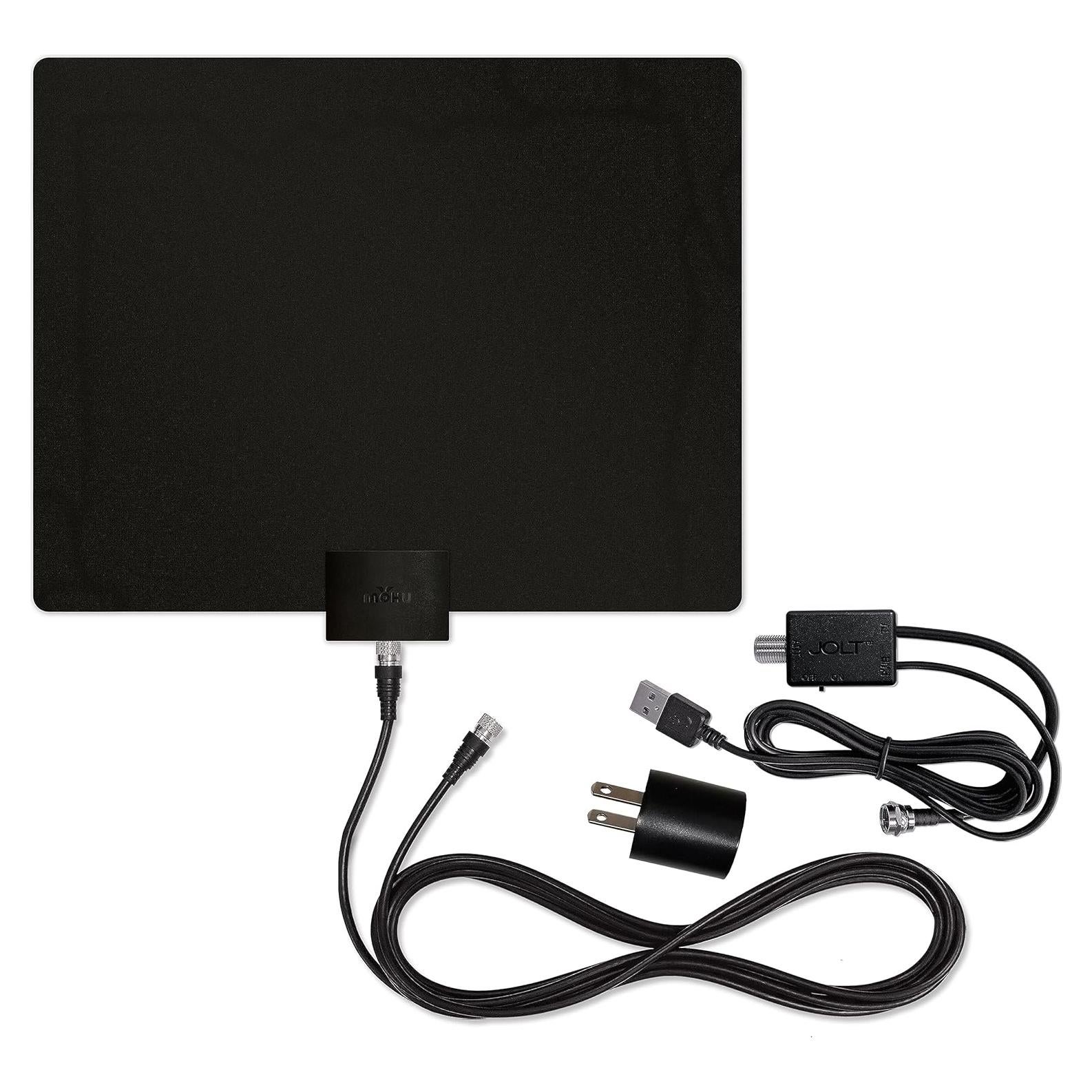 Antena de TV Interior Mohu Leaf 50 Amplificada 4K 8K 60 Millas