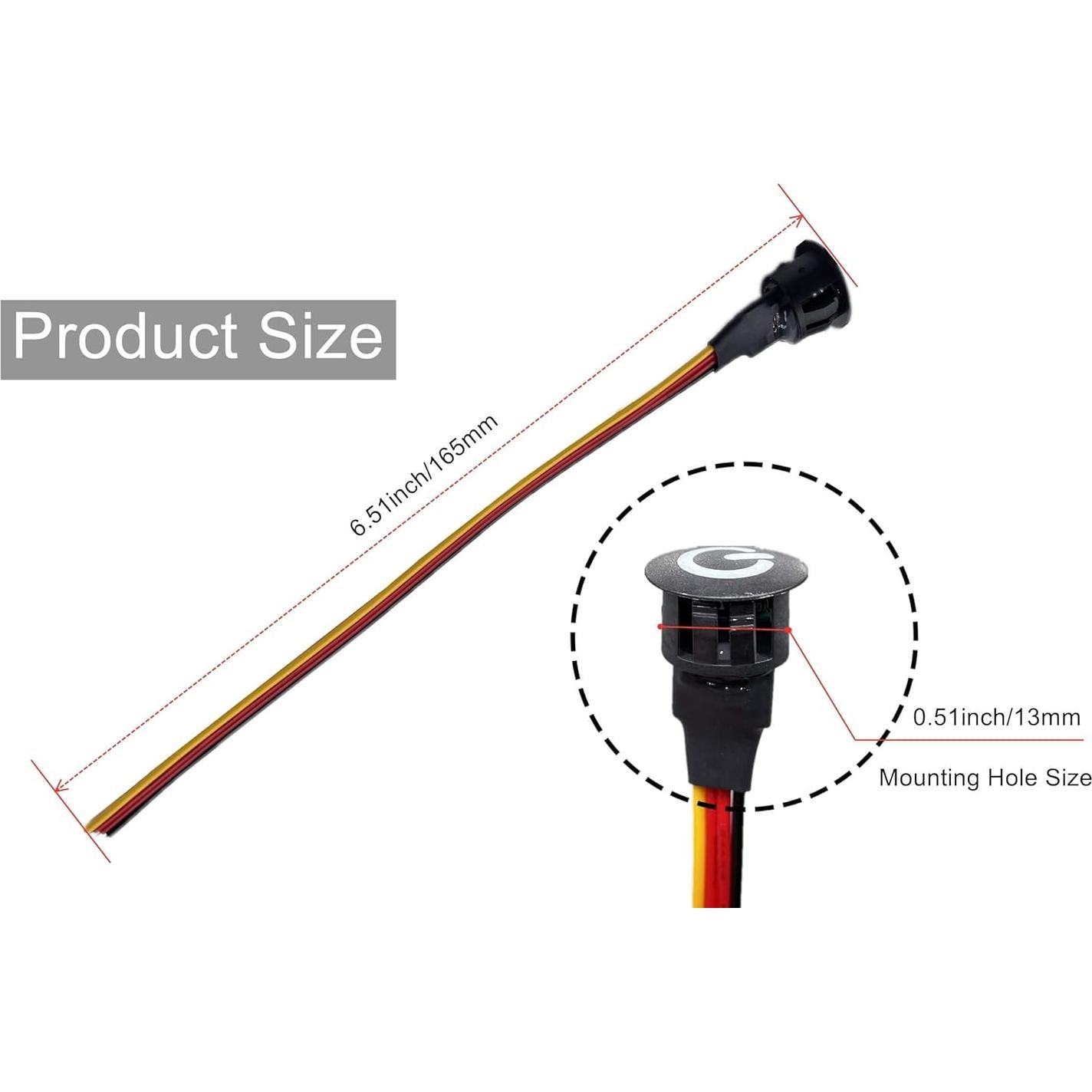 Interruptor Regulador Táctil LED 12V LDCRE-3 2.5A Negro 2Pack