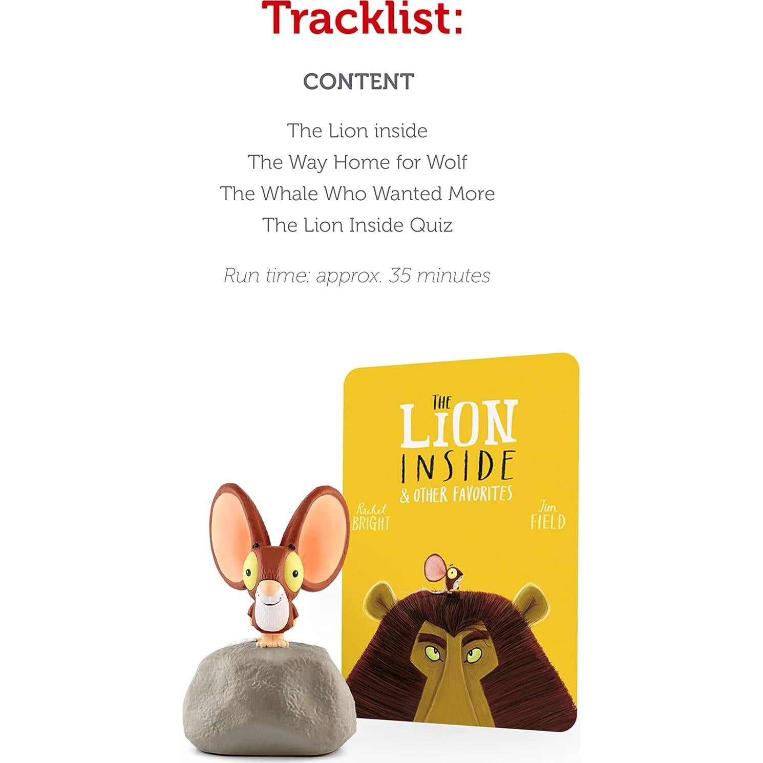 Figura de Juguete de Audio Tonies El León Interior 35 min