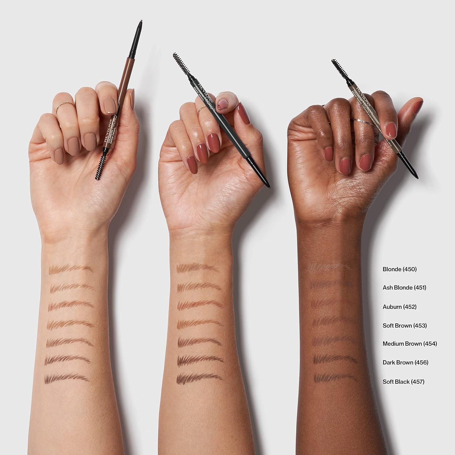 Lápiz de Cejas Micro ColorStay Revlon 451 Rubio Ceniza 5g