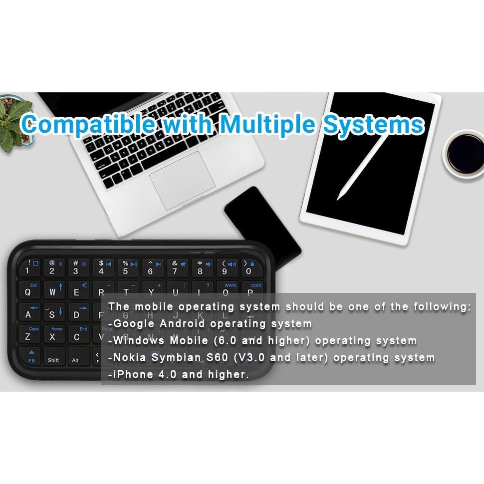 Teclado Inalámbrico Mini Bluetooth 3.0 TOP SKY 49 Teclas