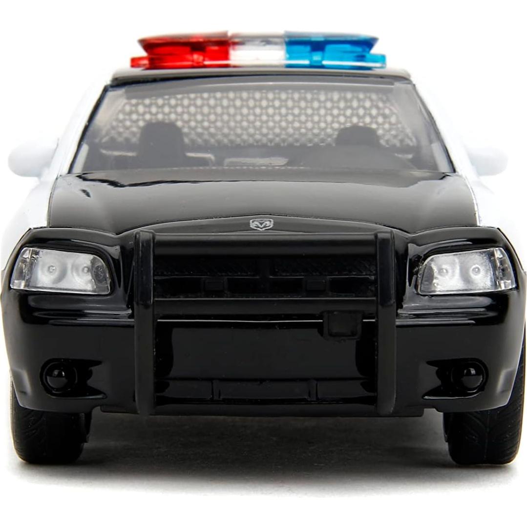 Coche Die-Cast Rápido y Furioso Dodge Charger Policía 1:32