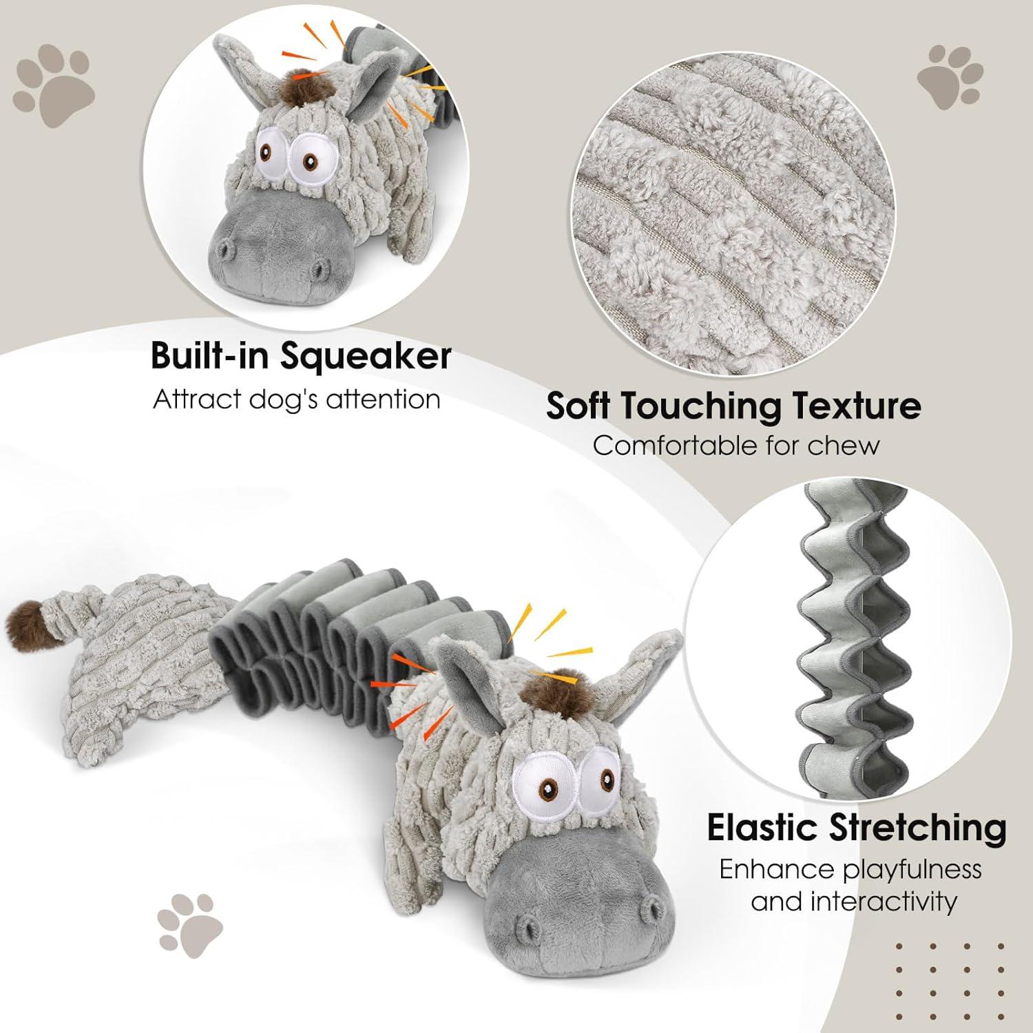 Juguete de Peluche Grande para Perros Homounter Burro 61 cm