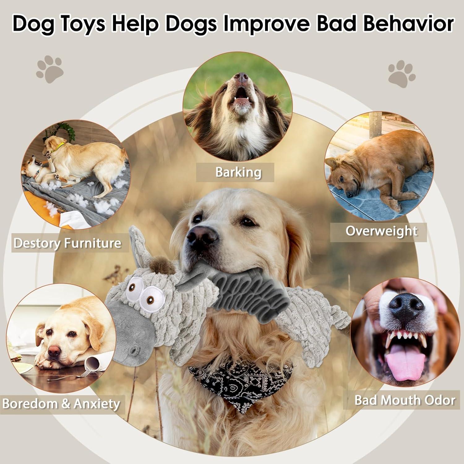 Juguete de Peluche Grande para Perros Homounter Burro 61 cm