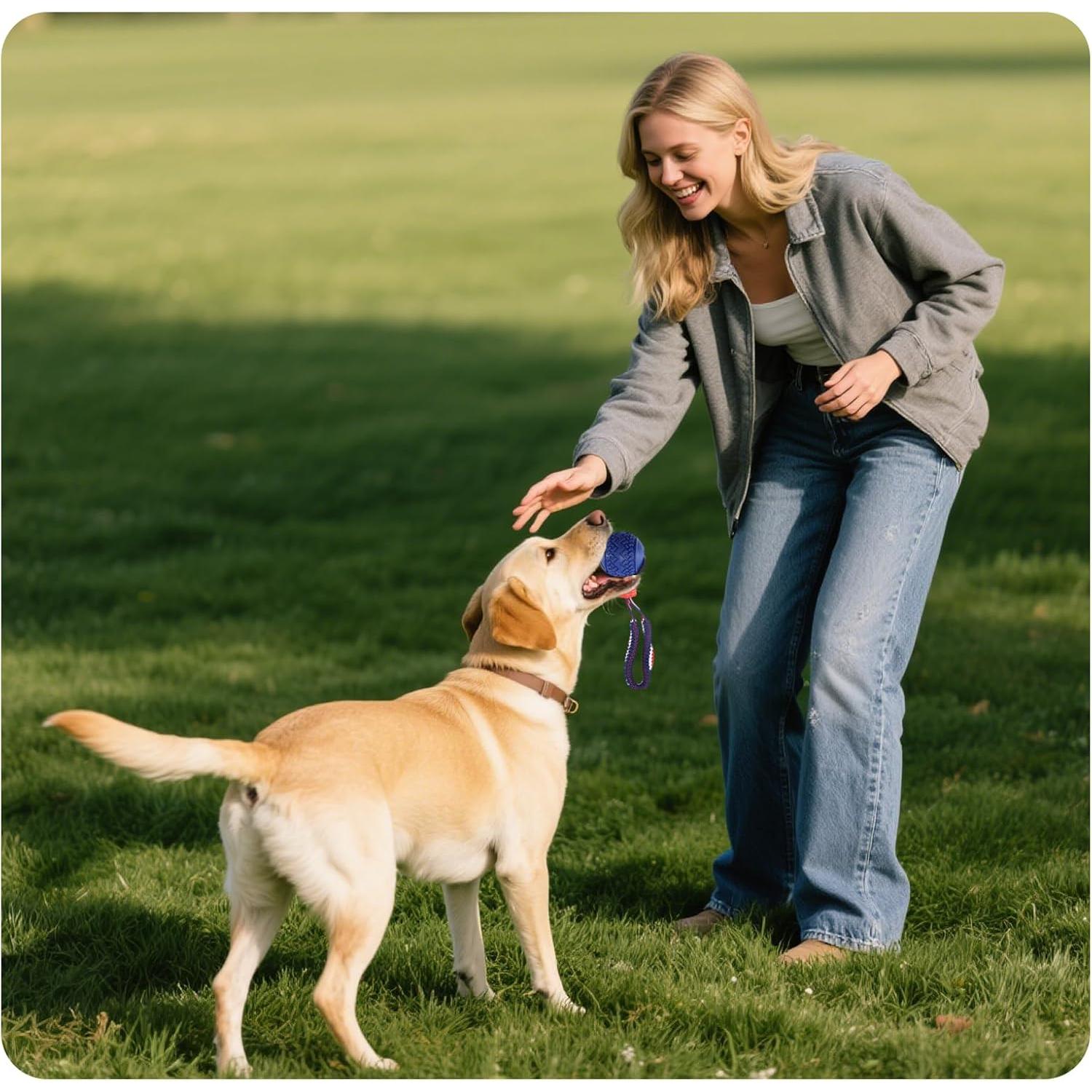 Pelota Flotante para Perros Viraagyiyou 27cm Goma Duradera