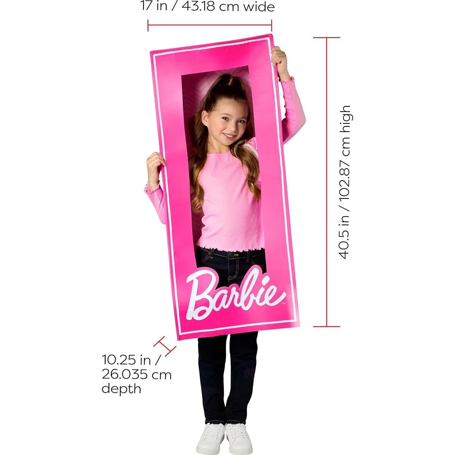 Disfraz de Caja de Muñeca Barbie Rubies para Niñas Talla Única