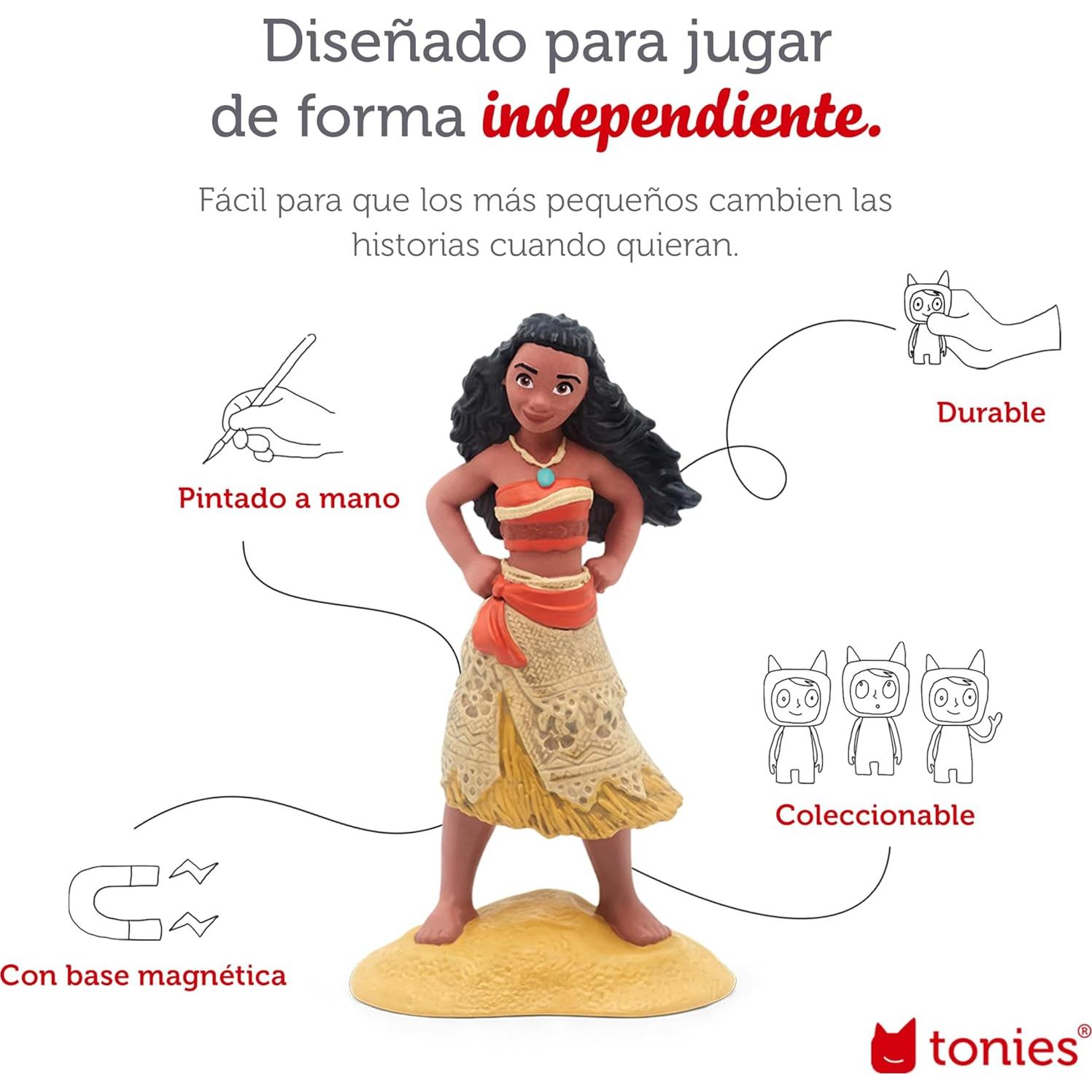Figurita de audio Tonies Disney Moana - 36 min de historias y canciones