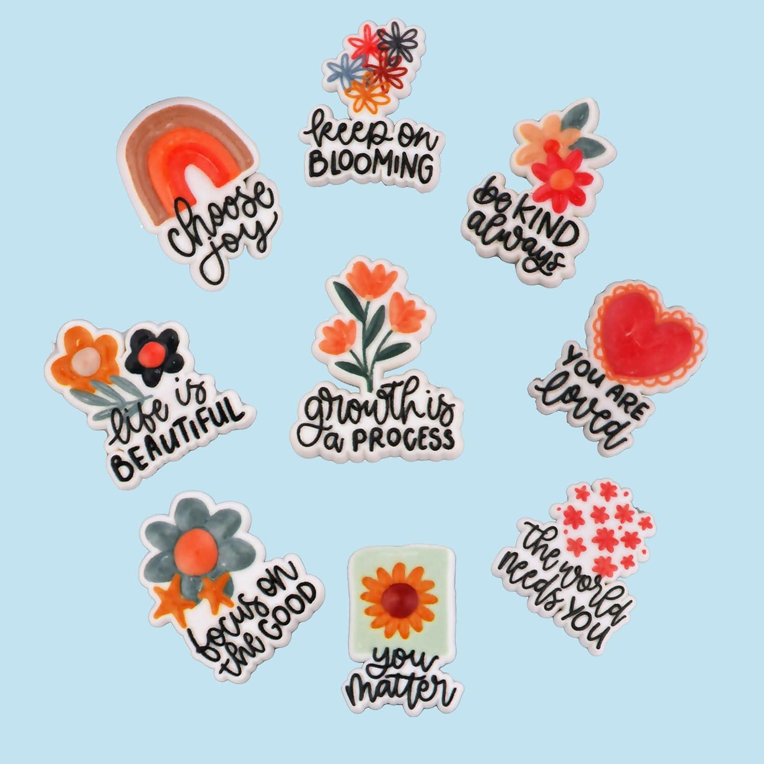 9 Accesorios de Zapatos PVC para Niños y Niñas - Buena Suerte