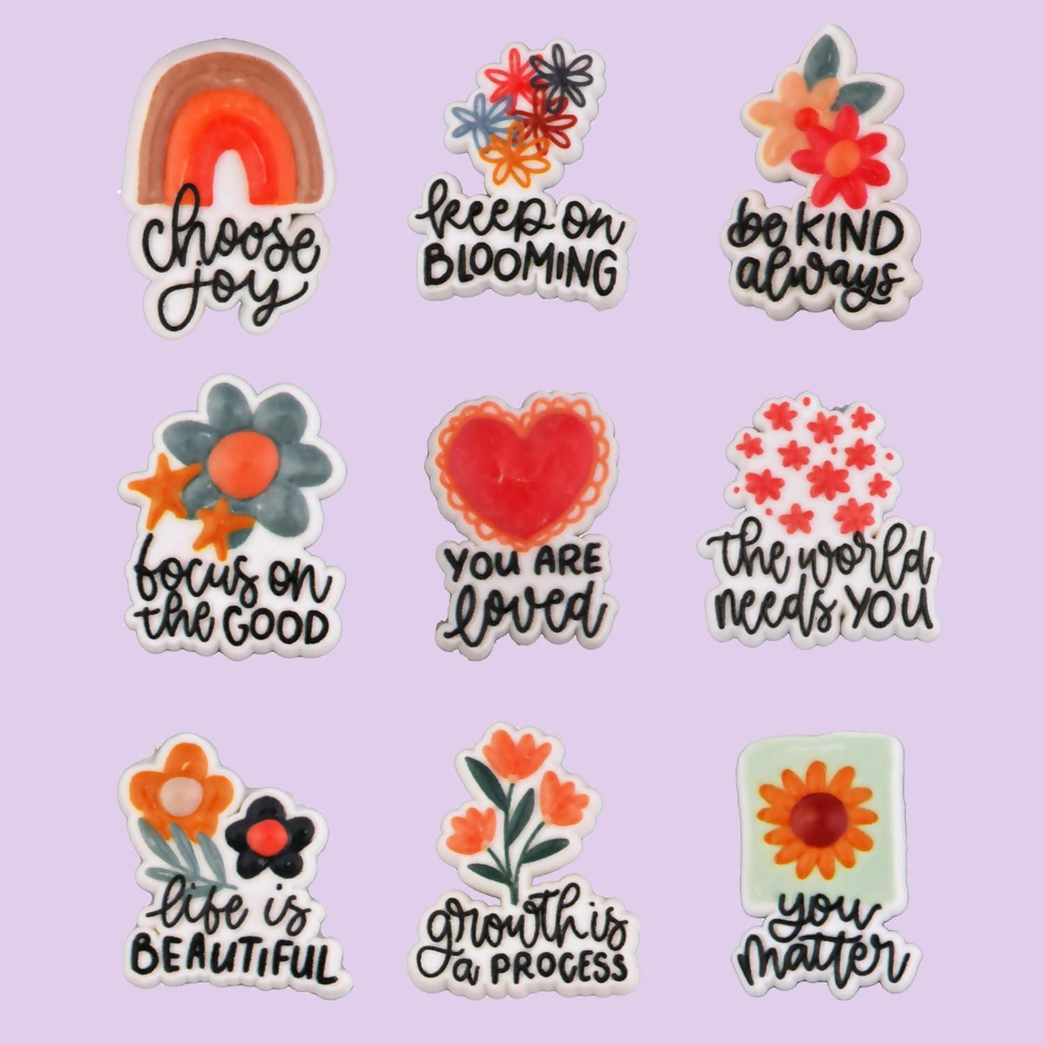 9 Accesorios de Zapatos PVC para Niños y Niñas - Buena Suerte