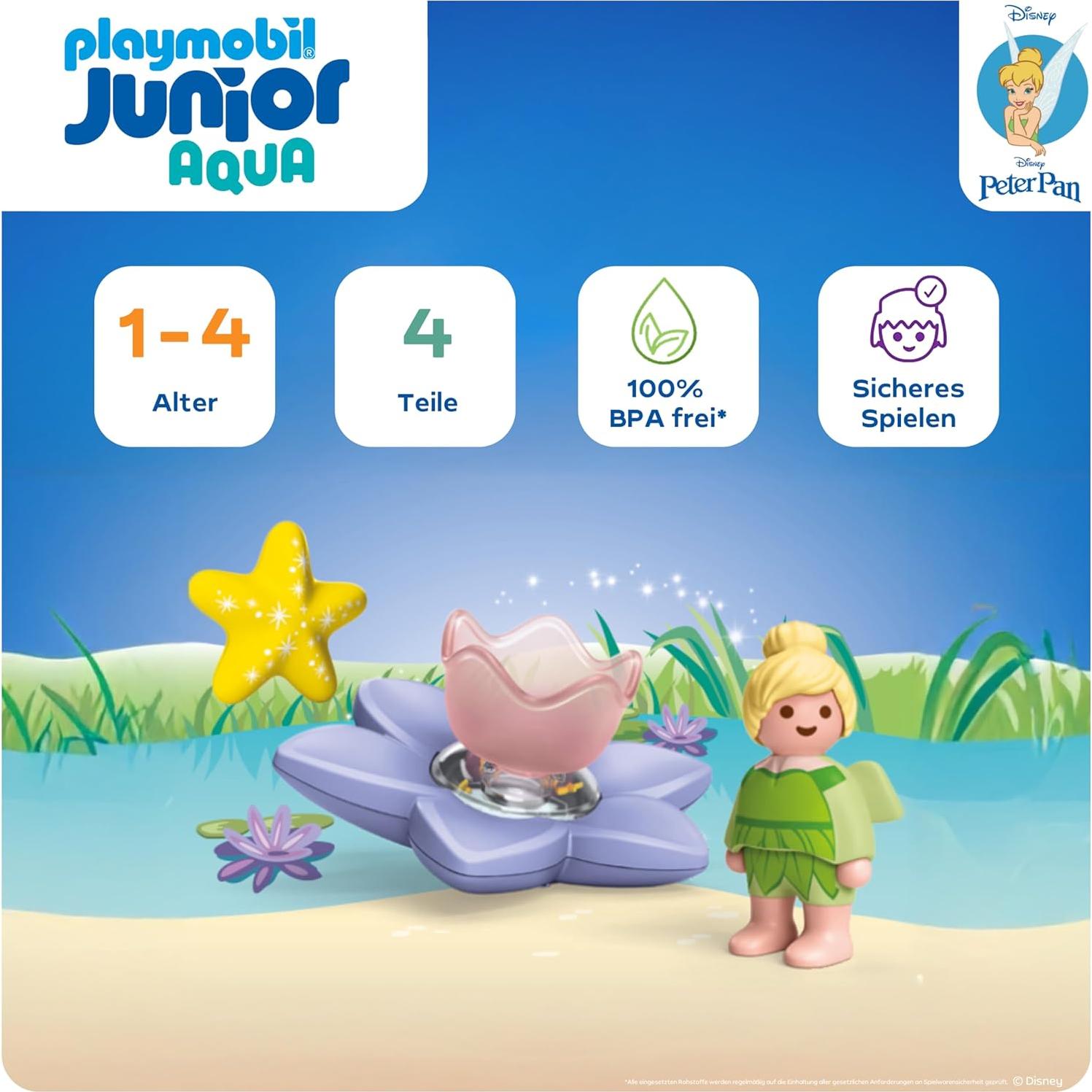 Set de Baño Playmobil Disney Campanita Flor Flotante