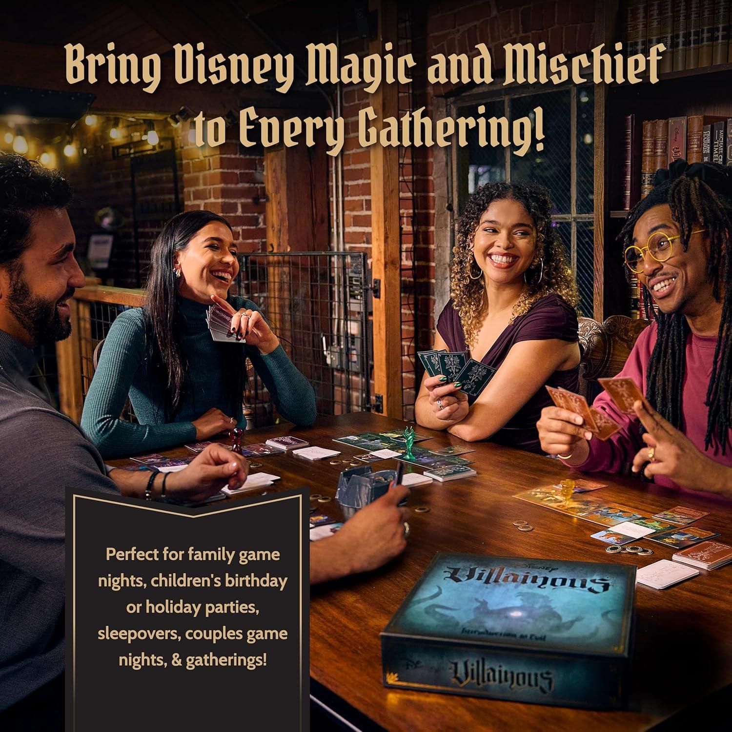 Juego de Mesa Villanos de Disney Ravensburger Lleno de Miedo