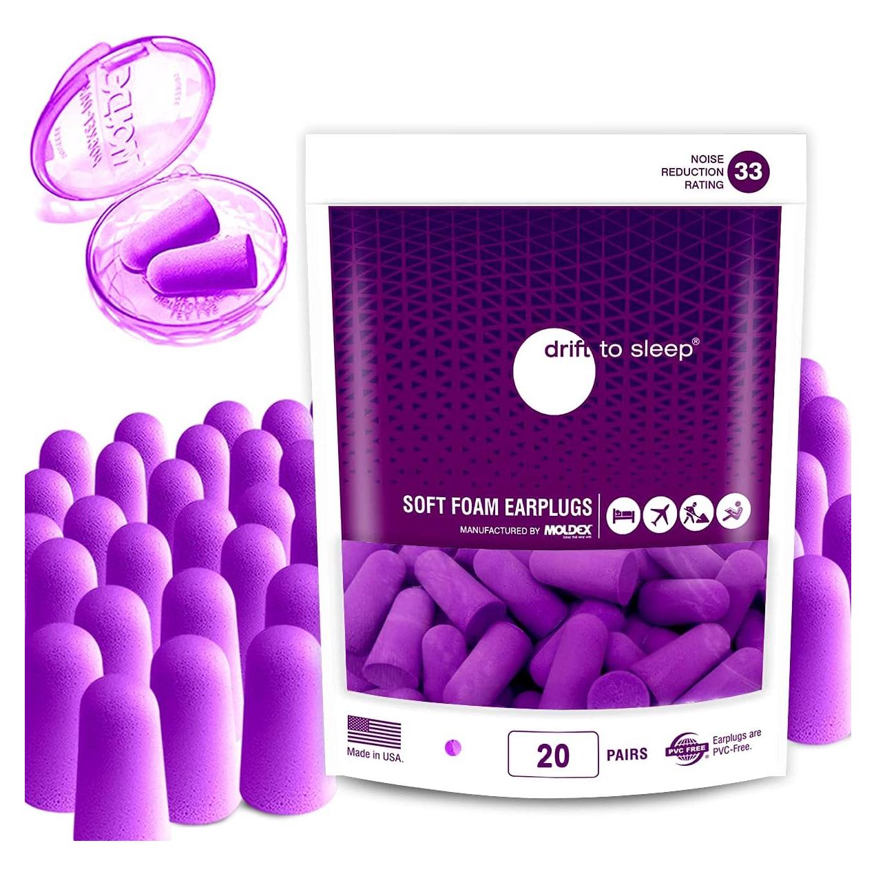 Tapones de Espuma Moldex Ultra Suaves 20 Pares 33dB