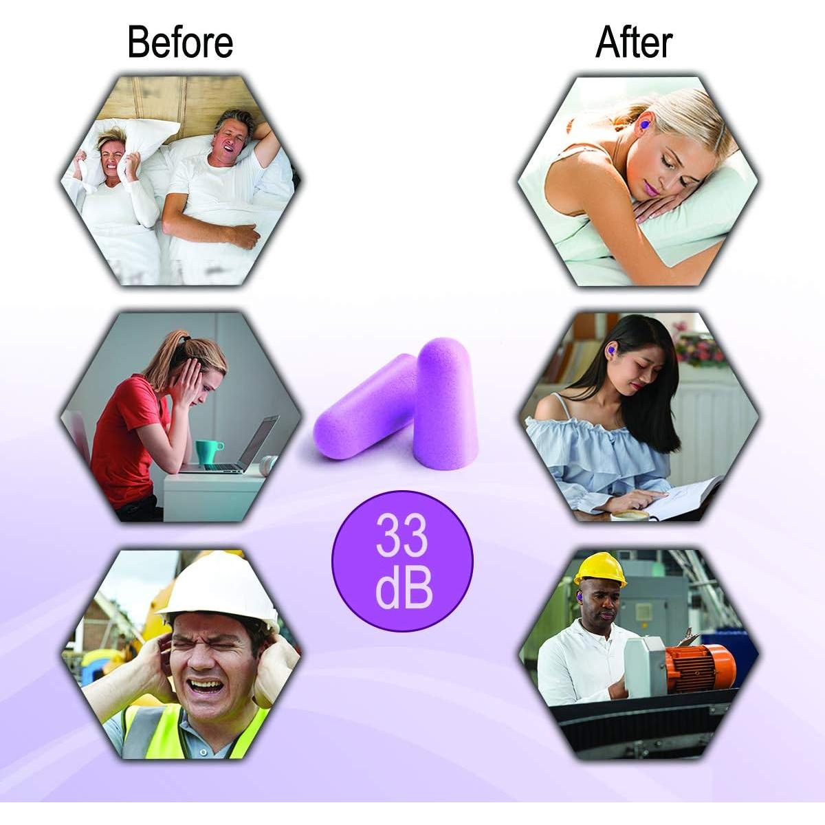 Tapones de Espuma Moldex Ultra Suaves 20 Pares 33dB