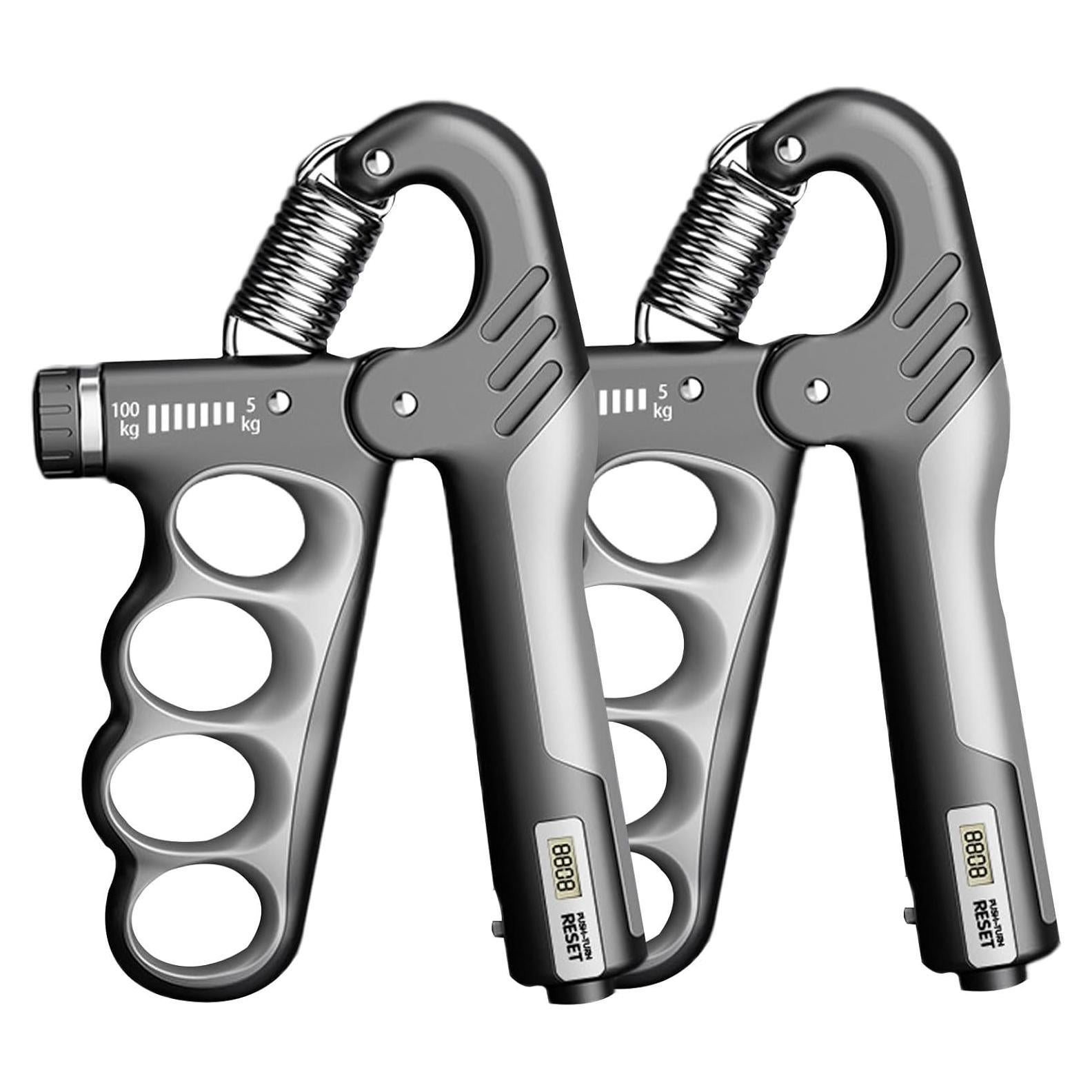 Entrenador de Fuerza de Agarre Hautrely 2PACK 5-100KG