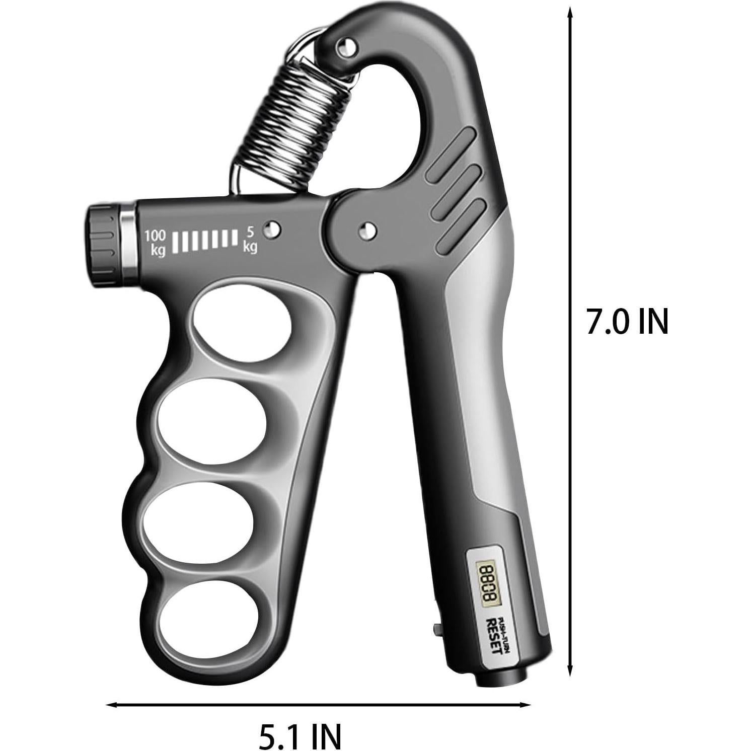 Entrenador de Fuerza de Agarre Hautrely 2PACK 5-100KG