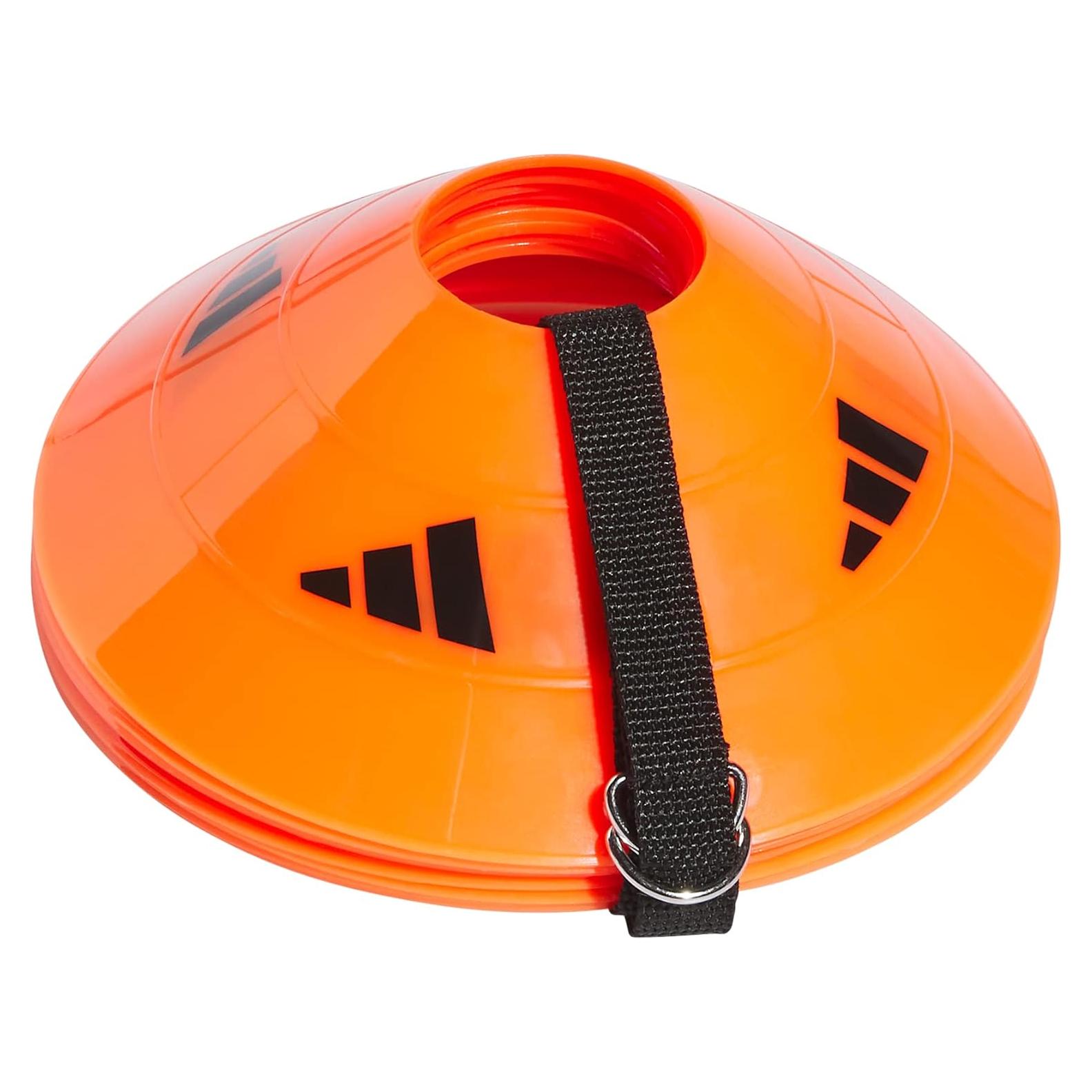 Conos de Fútbol Adidas - Marcadores de Campo Naranja 10 Unidades