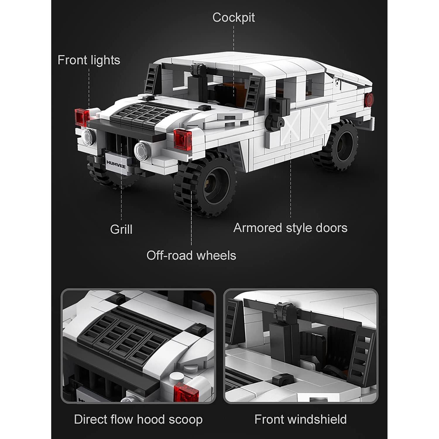Kit de Construcción de Coches SUV dOMOb 328 Piezas 1:24
