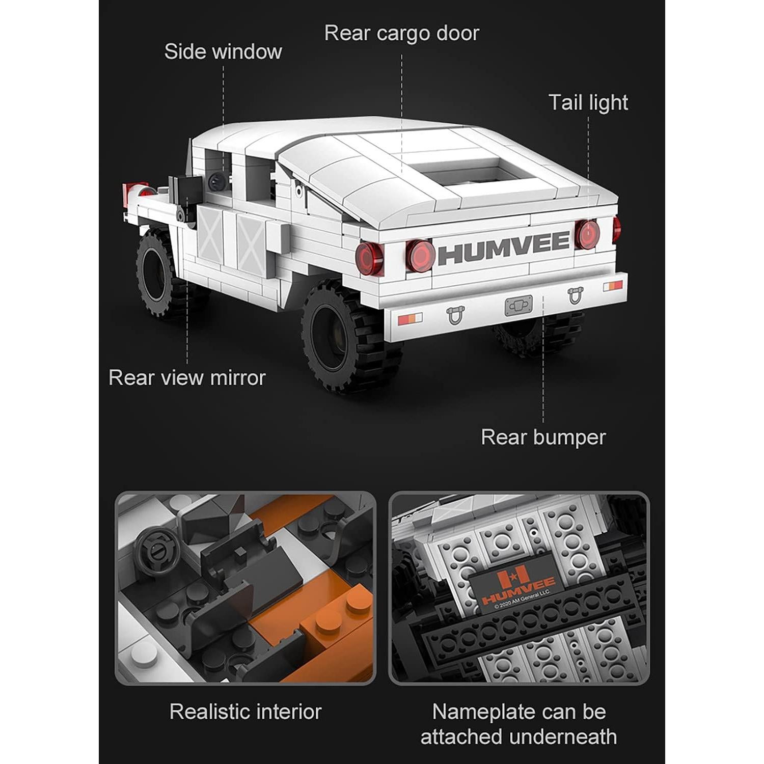 Kit de Construcción de Coches SUV dOMOb 328 Piezas 1:24