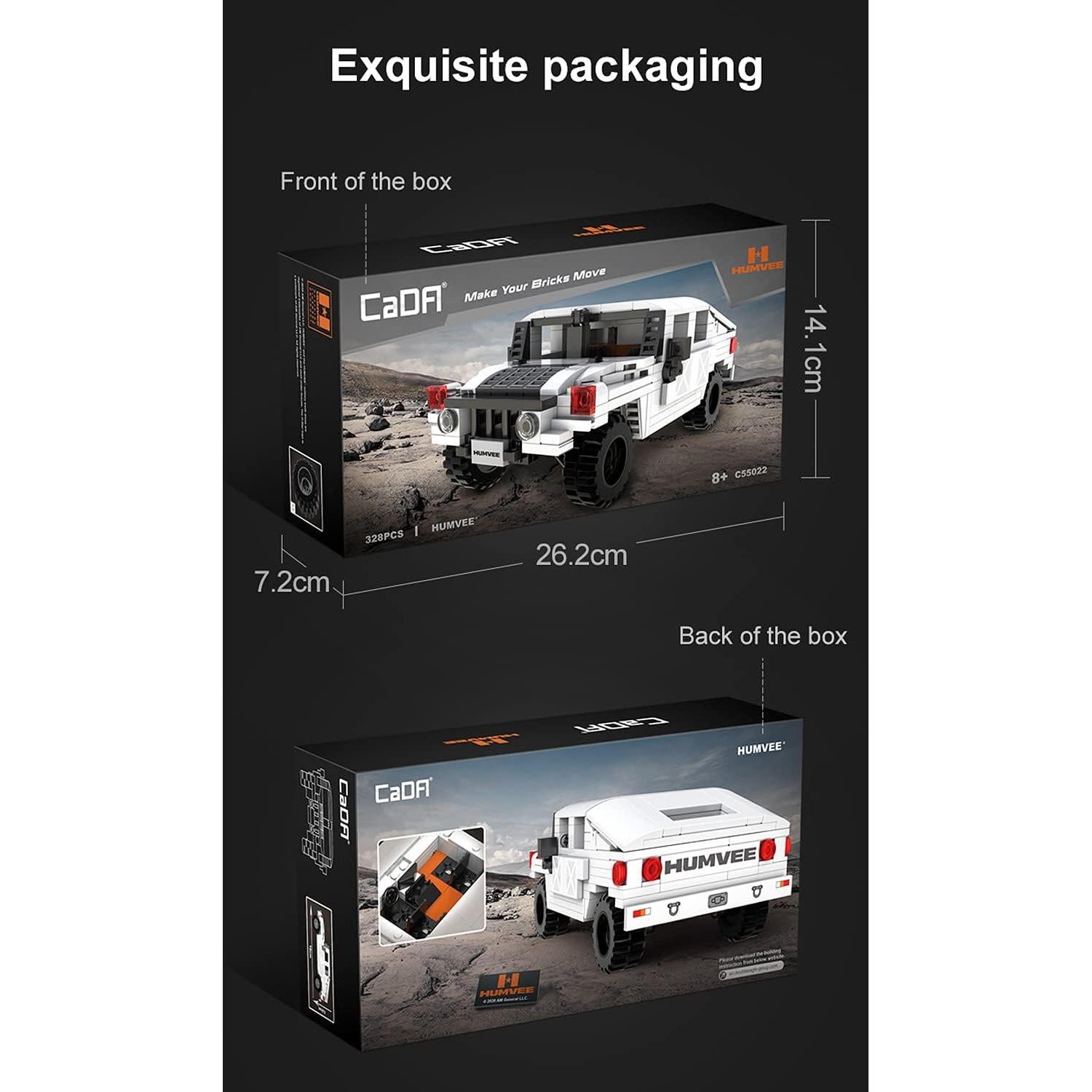 Kit de Construcción de Coches SUV dOMOb 328 Piezas 1:24