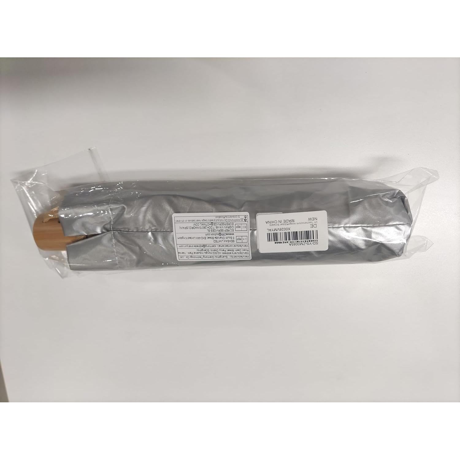 Paraguas ZOMAKE UV Plegable 109 cm UPF 50+ Automático Negro