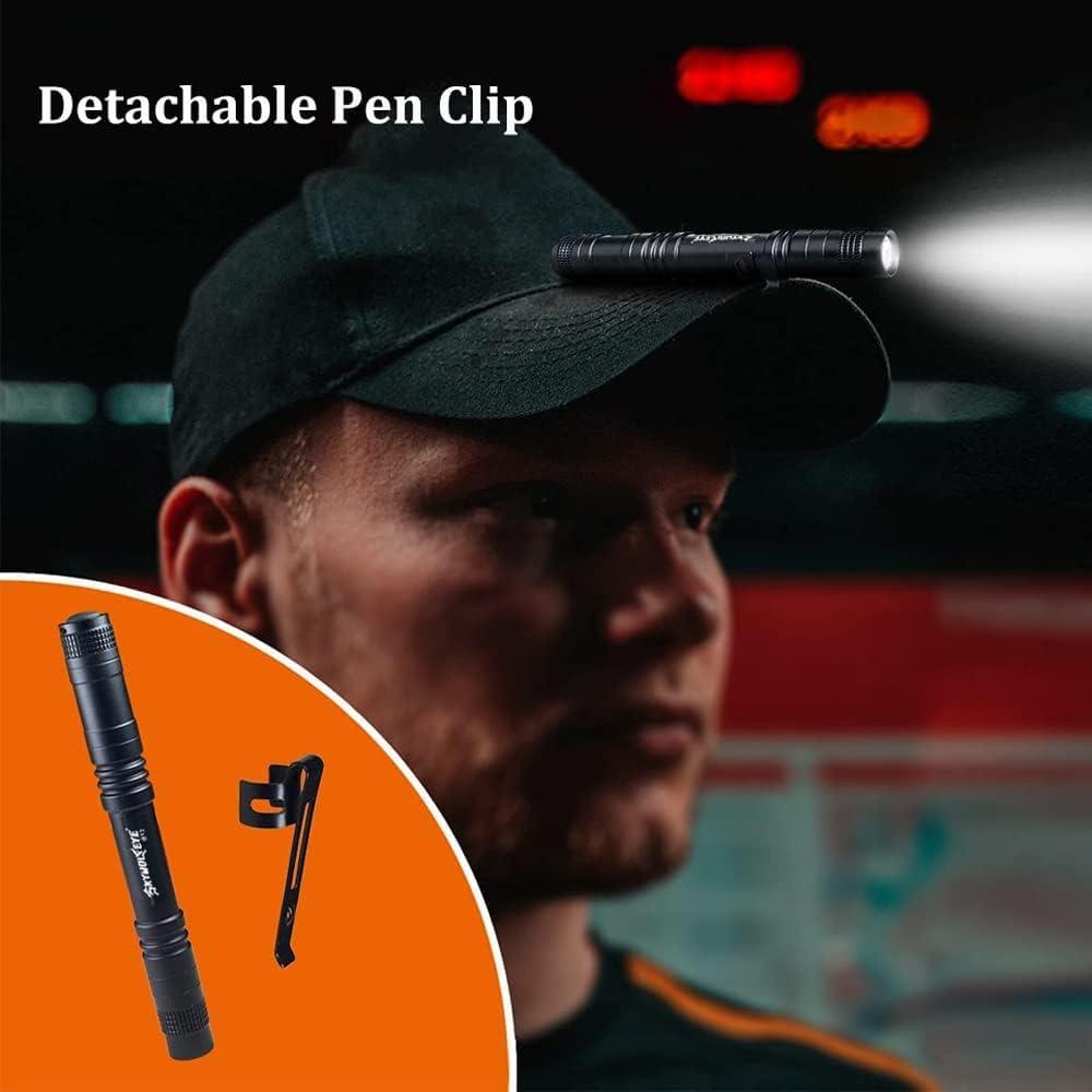 Linterna de Pluma LED Cussity 2PCS Ultra Brillante 1000 Lúmenes