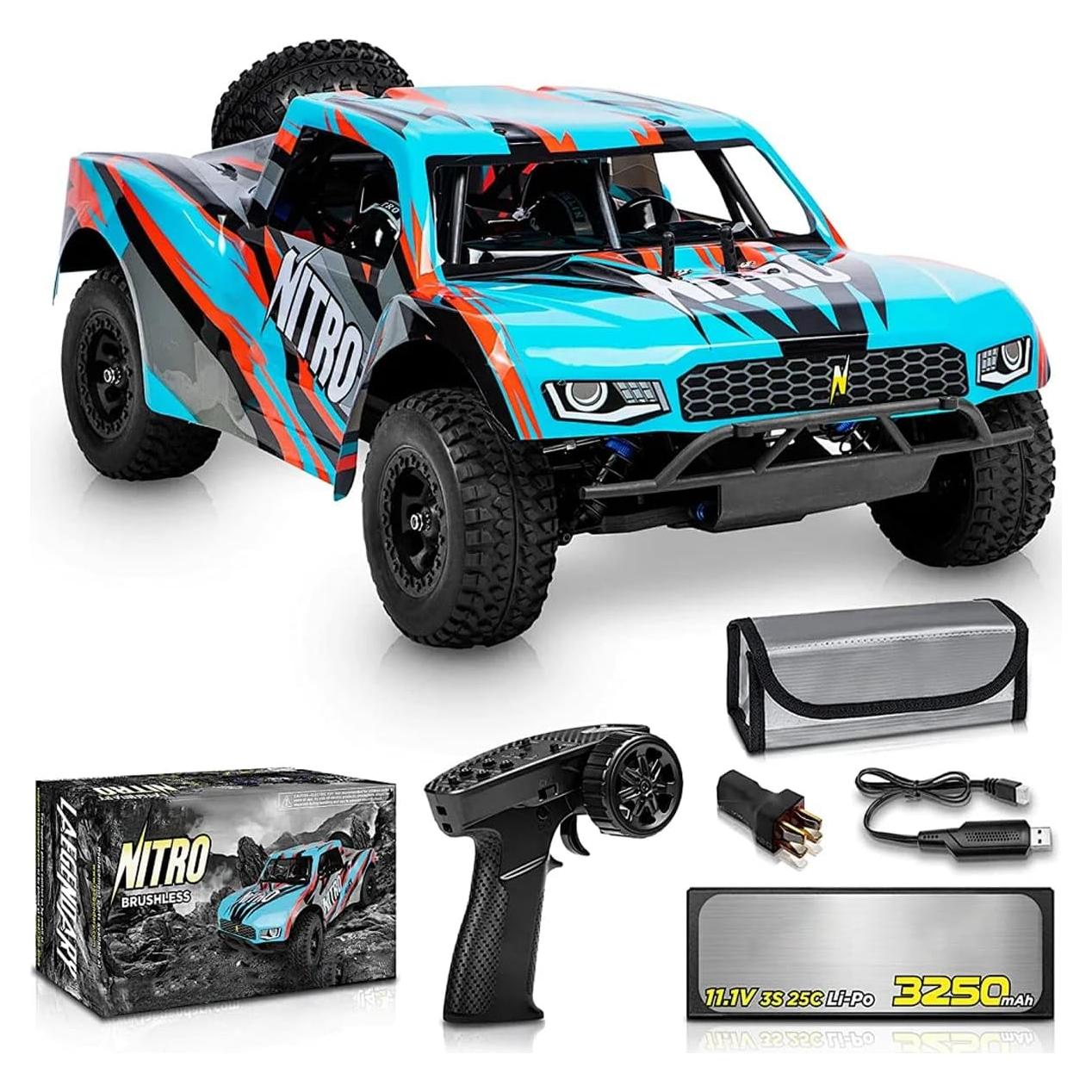 Coche RC Monstruo Eléctrico 4WD Verahaus 1/8 40mph Todo Terreno