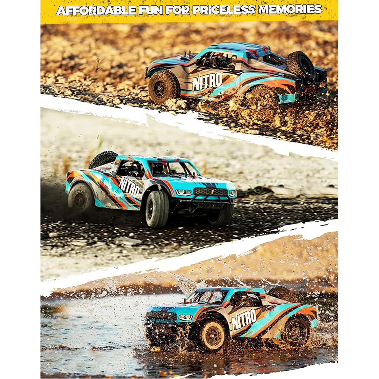Coche RC Monstruo Eléctrico 4WD Verahaus 1/8 40mph Todo Terreno