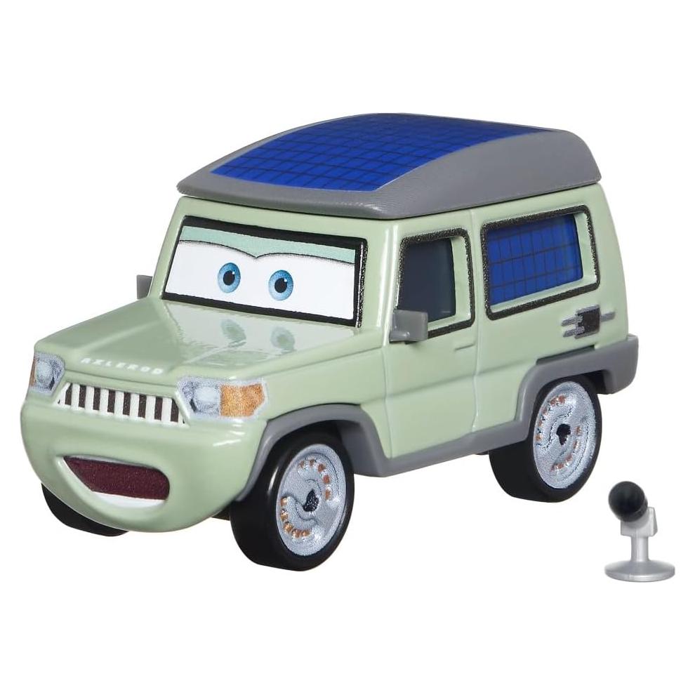 Vehículo de metal fundido Miles Axelrod Disney Pixar Cars 1:55